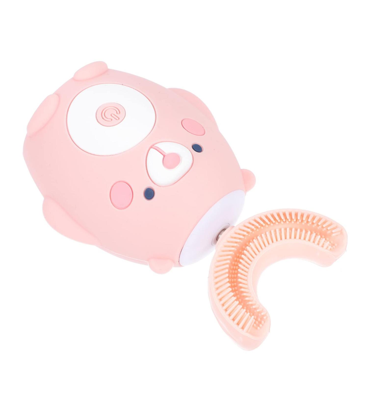 TOYANDONA Kids Rechargeable Electric Toothbrush - Pink Vibrating Toothbrush for Children - Buy Online on GoSupps.com