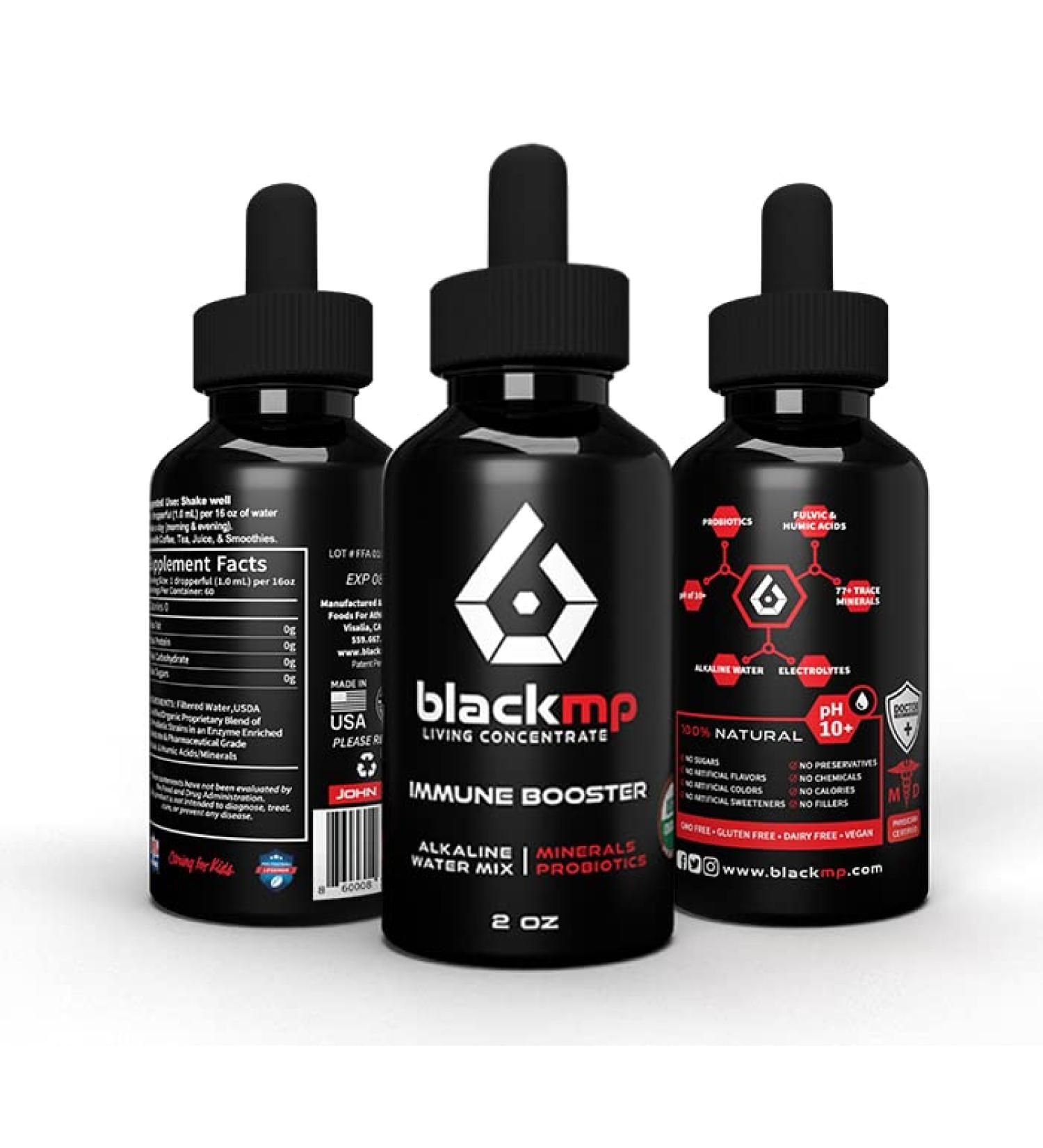 Organic Immune Booster Drops - Pharmaceutical Grade Fulvic & Humic Acids with USDA Certified Probiotics - 2oz - Buy Online on GoSupps.com