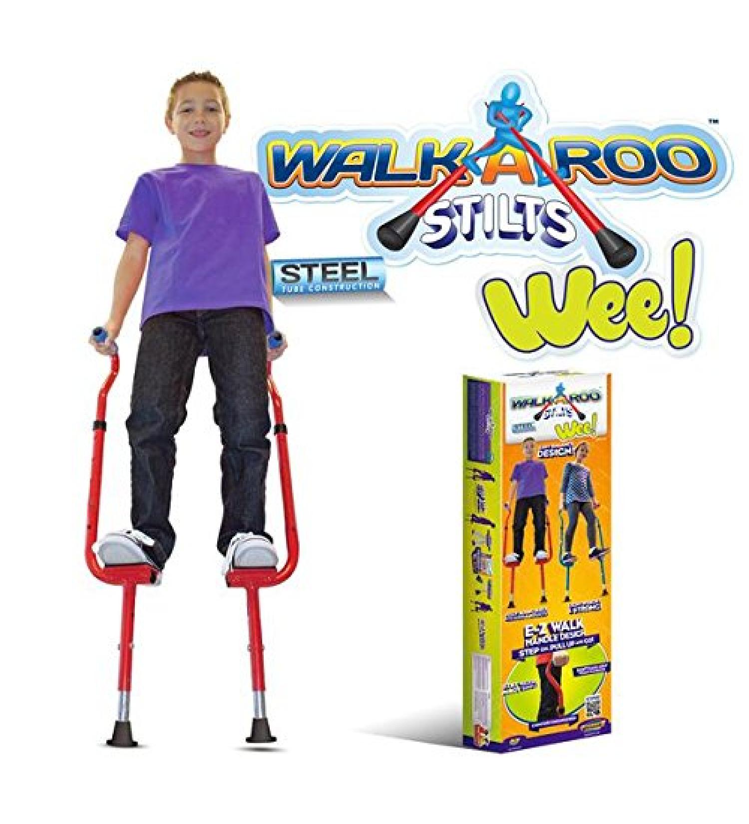Walkaroo 'Wee' Balance Stilts for Little Kids & Beginners with Digital Step Counter