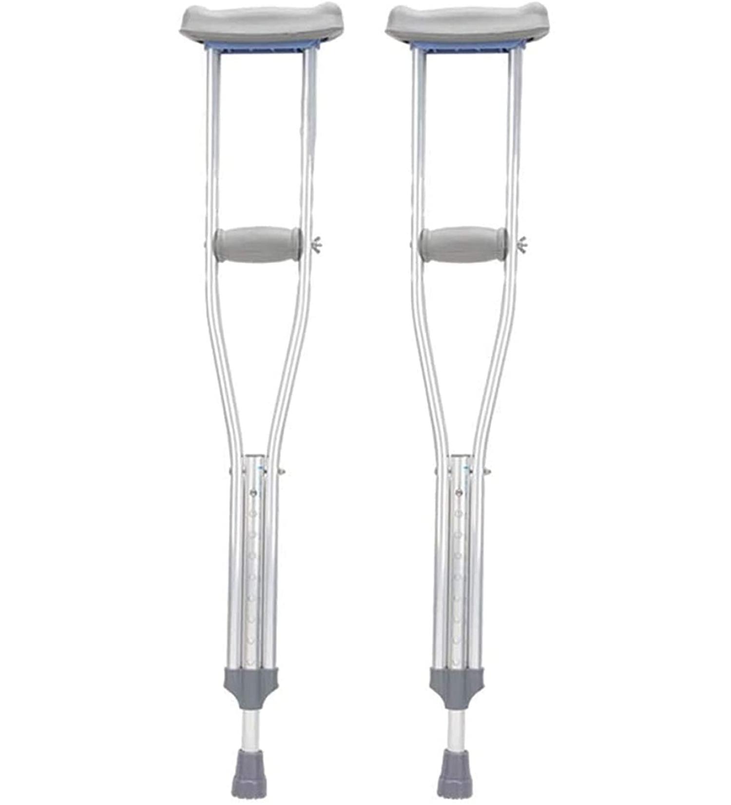 Crutches for Adults Underarm Portable Underarm Crutches Aluminum Crutches Abduction Slip Fracture Height Adjustable People with Disabilities Elderly Elderly Crutch Great (Two Loaded 112) - Buy Online on GoSupps.com