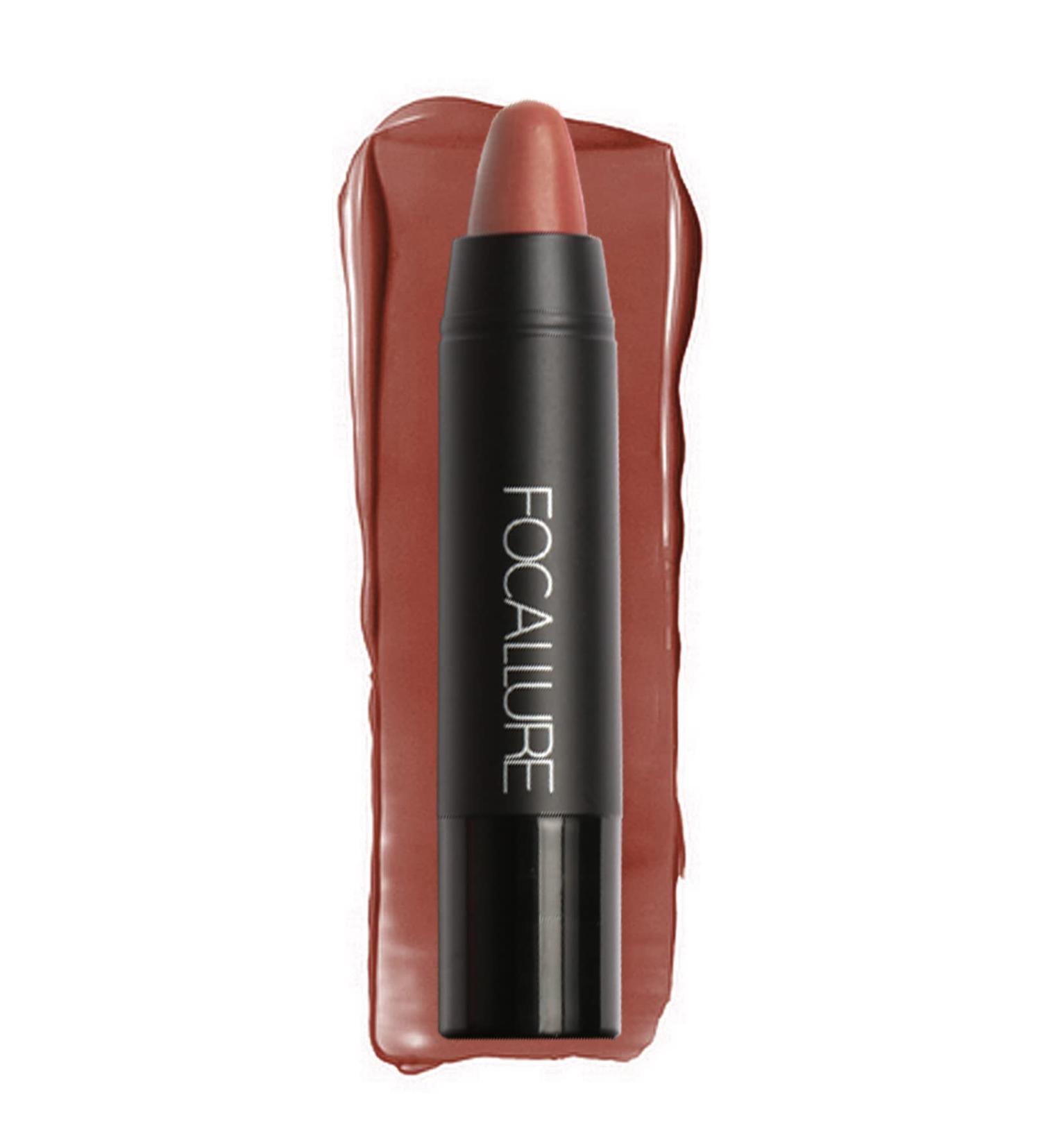 FOCALLURE Matte Lipstick - Long-Lasting Waterproof Lip Crayon with Vitamin E - Buy Online on GoSupps.com
