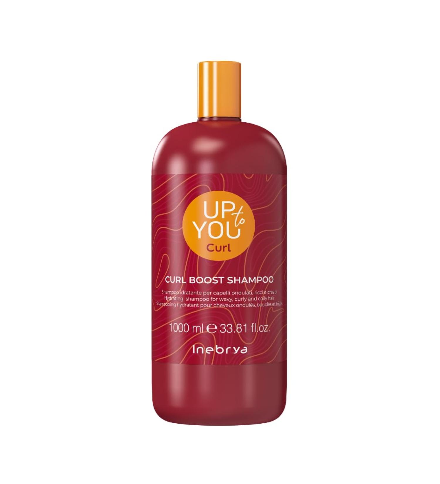 Pettenon Inebrya Up To You Curl Boost Moisture Shampoo for wavy curly and frizzy hair 1000 ml