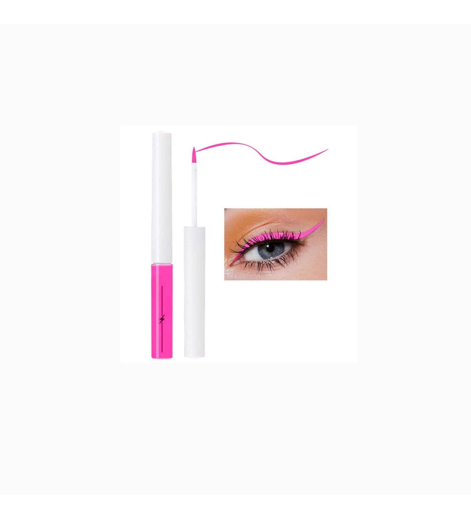 Bold Glow in the Dark Liquid Eyeliner - Long Lasting Waterproof Colorful Eye Makeup - 0.14 Fl Oz - Buy Online on GoSupps.com
