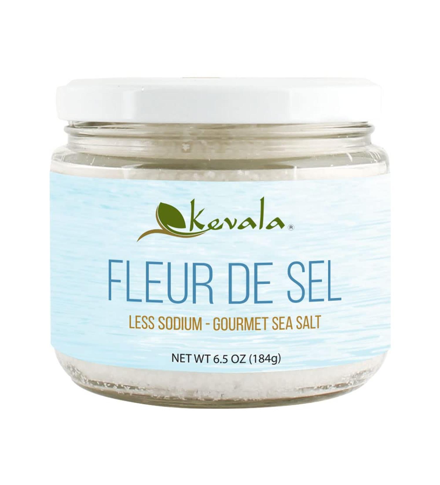 Kevala Fleur de Sel - Premium 6.5 oz Gourmet Sea Salt - Buy Online on GoSupps.com