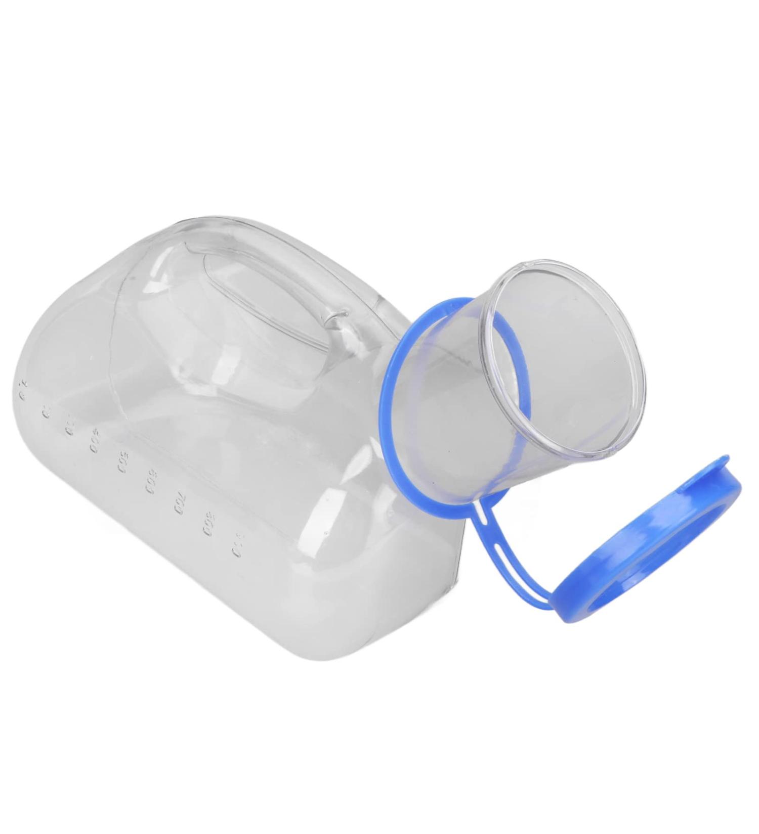 Urine Bottles Male Urinals for Men 1000ML Portable Urinal Bottle Men Urinal Handle Transparent Plastic Urine Container - Buy Online on GoSupps.com