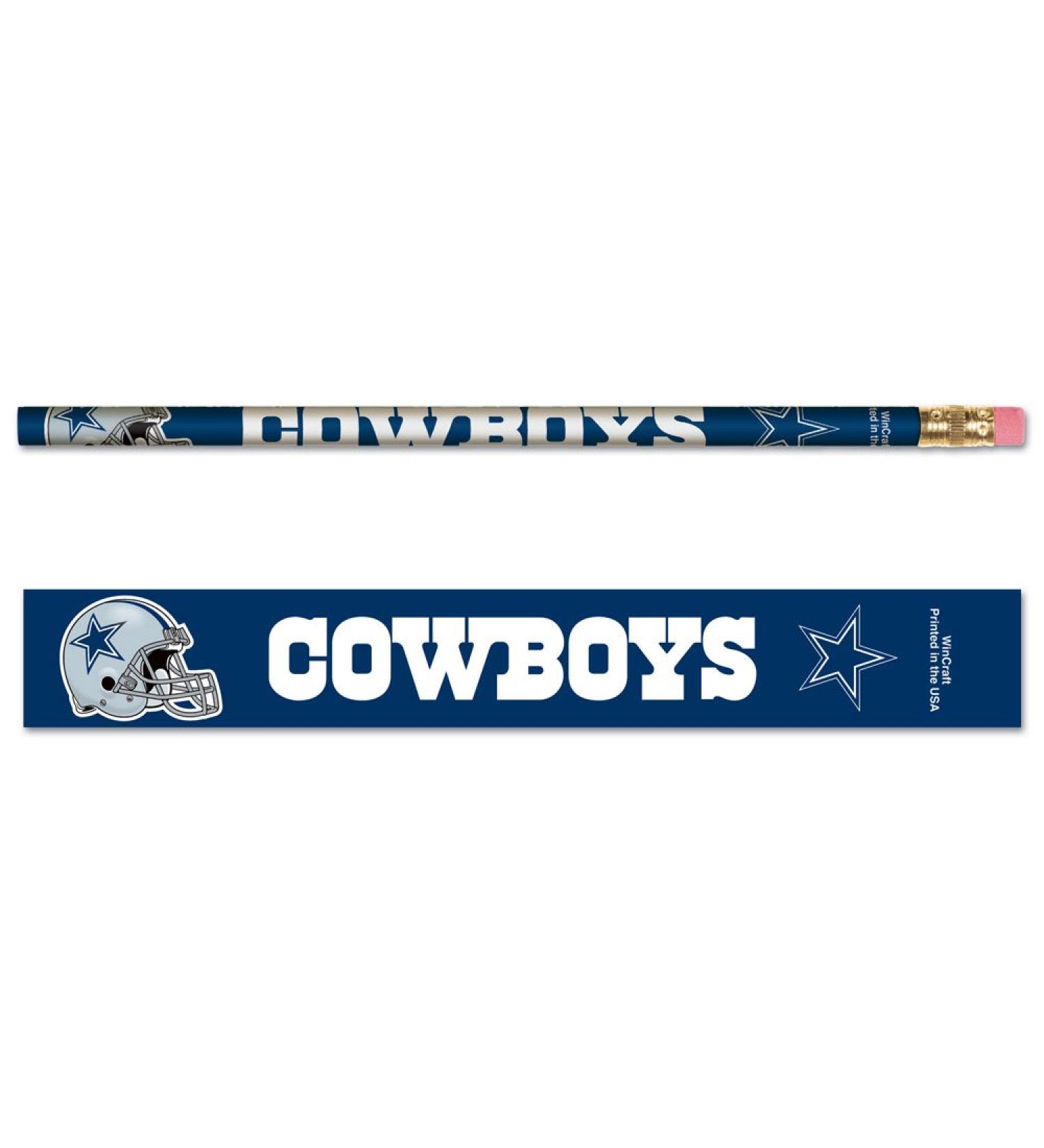WinCraft NFL Dallas Cowboys 15512041 Pencil (6 Pack)