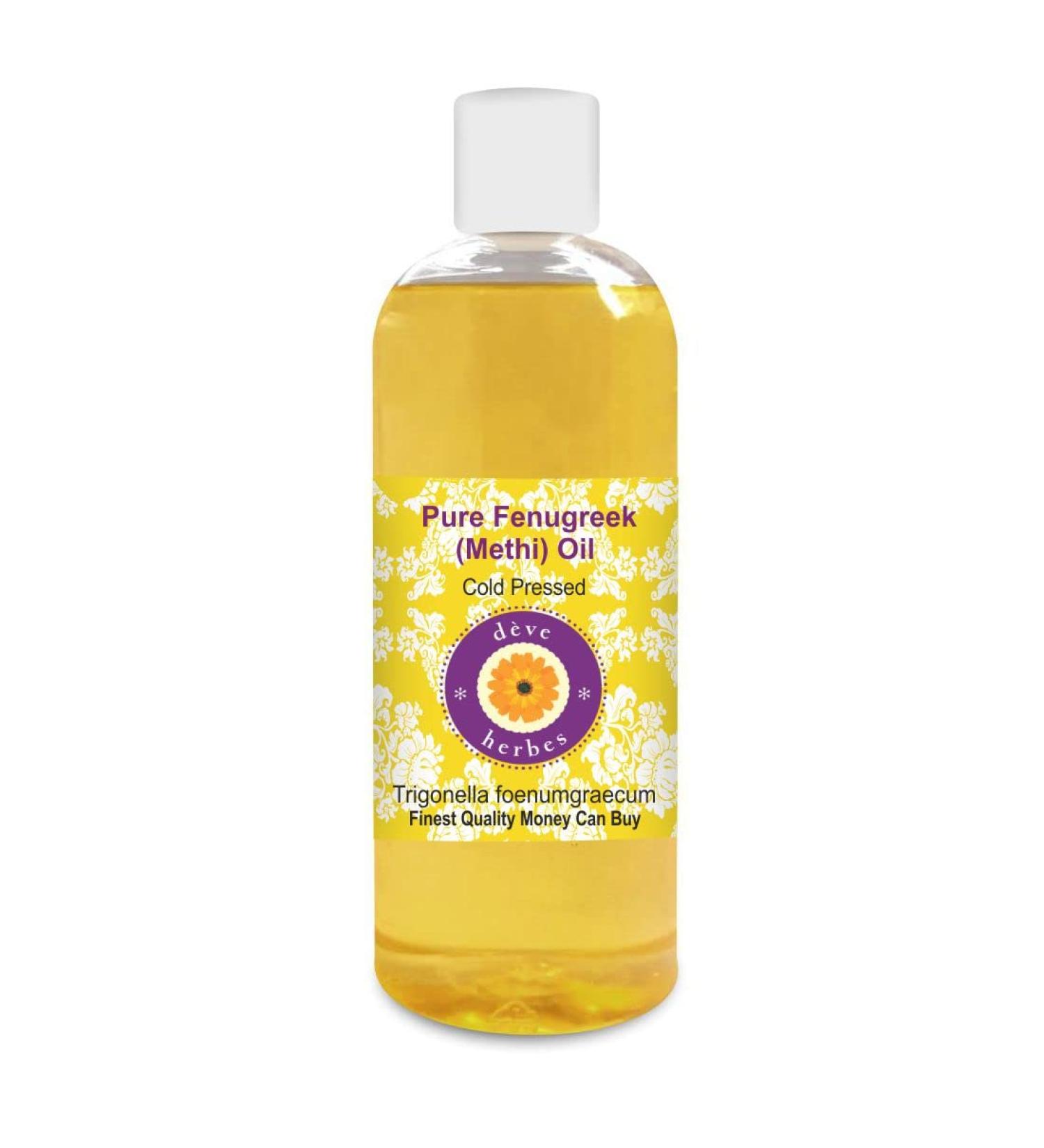 Pure Fenugreek Carrier Oil - Cold Pressed 200ml | D ve Herbes - International Shipping - Buy Online on GoSupps.com