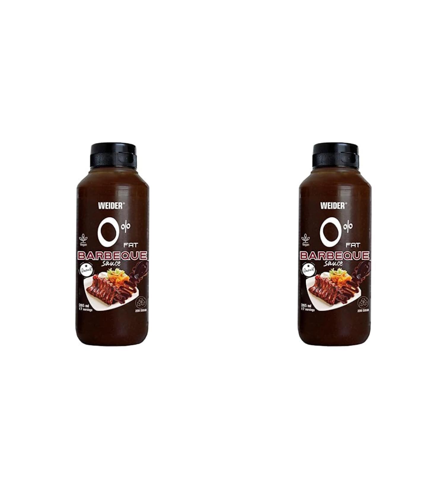 Weider Zero Barbecue Sauce. Zero Fat Sauce. Zero Sugar. 265 ml (Pack of 2) - Buy Online on GoSupps.com