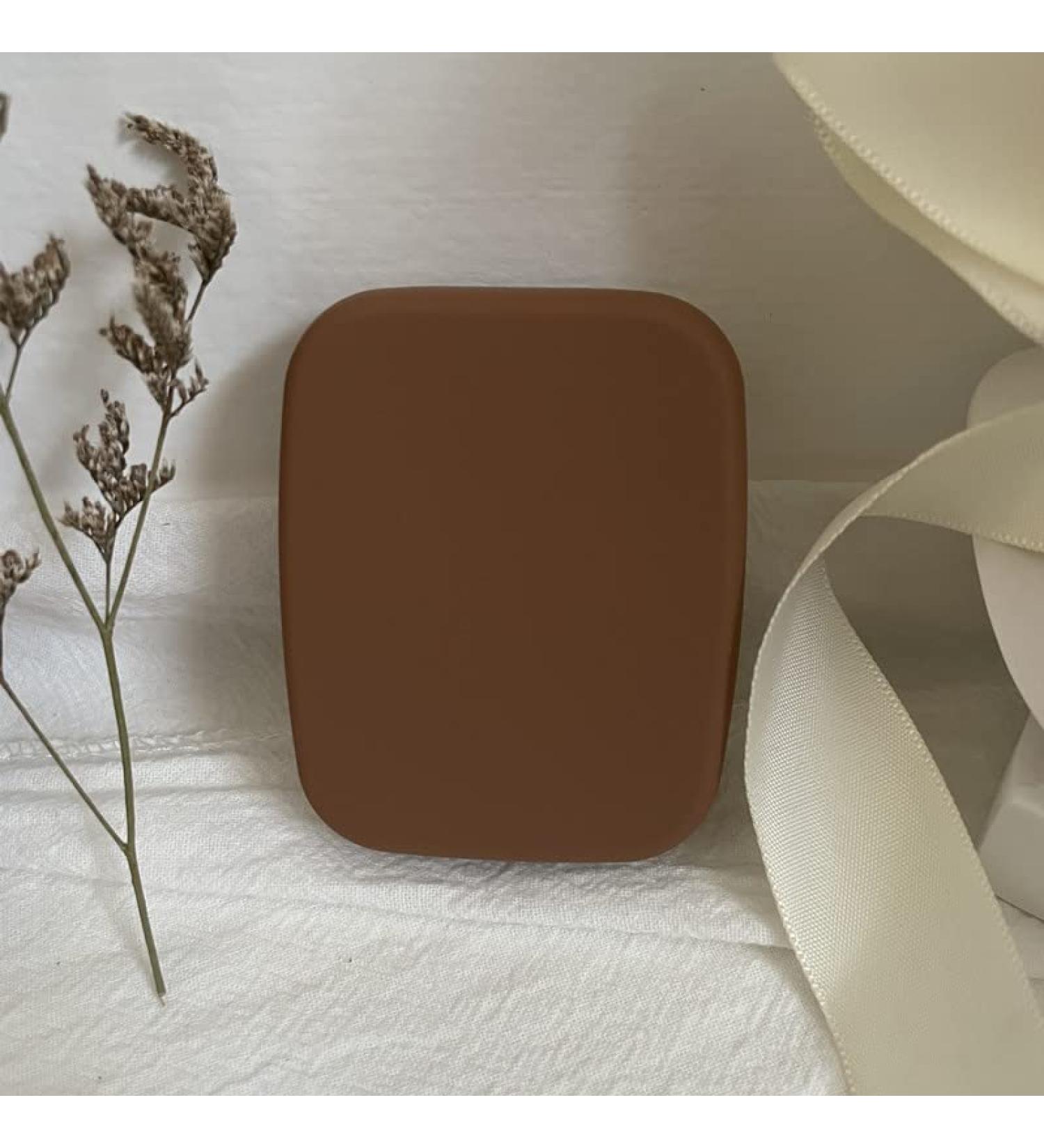 Buy Square Single-Colored Contact Lens Etui - Frosted Box for Students & Women - Cute & Portable Myopia Container (BR Bruin) - Buy Online on GoSupps.com