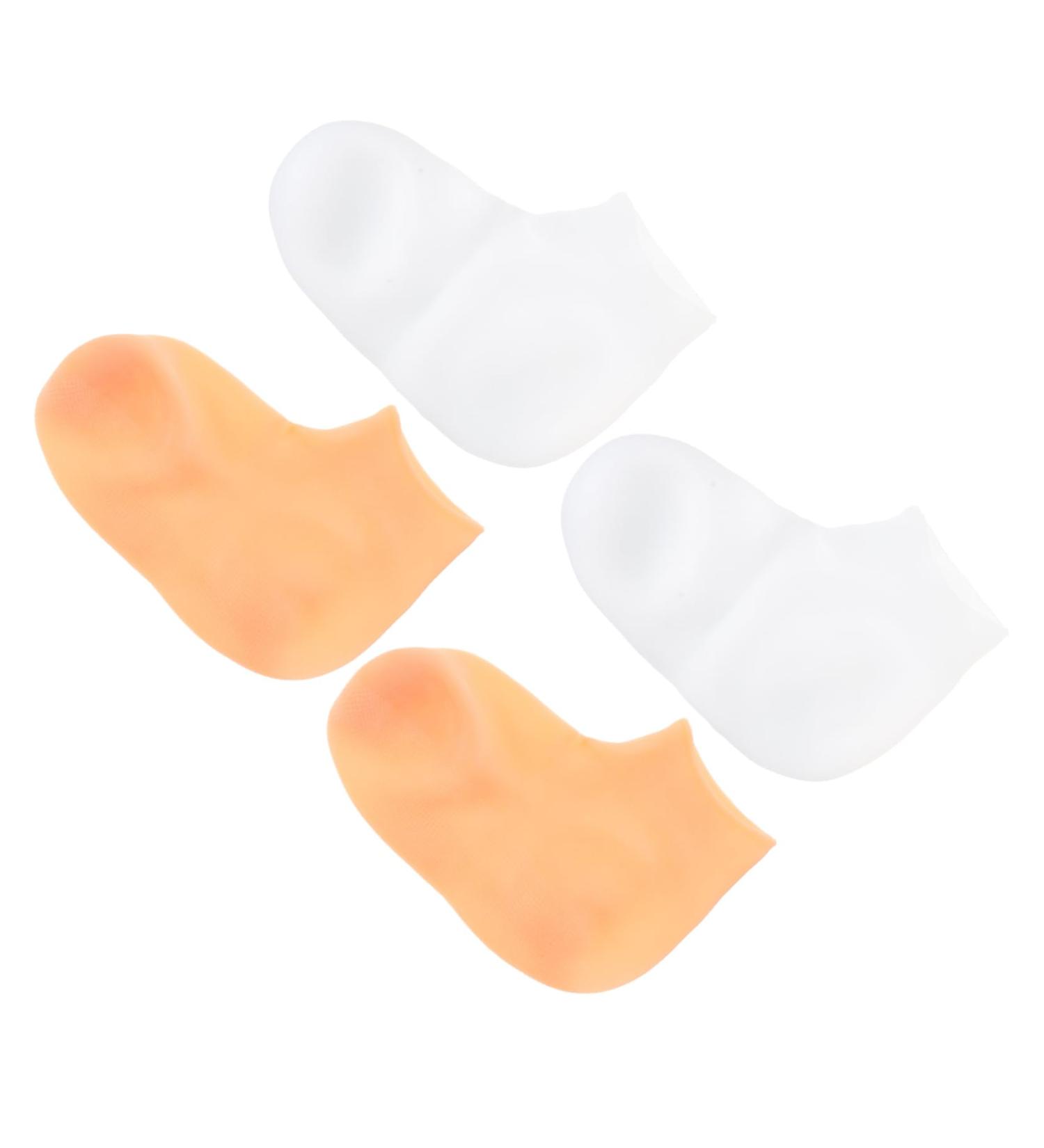 4 Pairs Exfoliating Moisturizing Socks Heel Socks for Dry Cracked feet moisturizing Socks for Cracked feet spa Socks Ladies Socks Girls moisturizing Sock Women's Gel whitening sebs - Buy Online on GoSupps.com