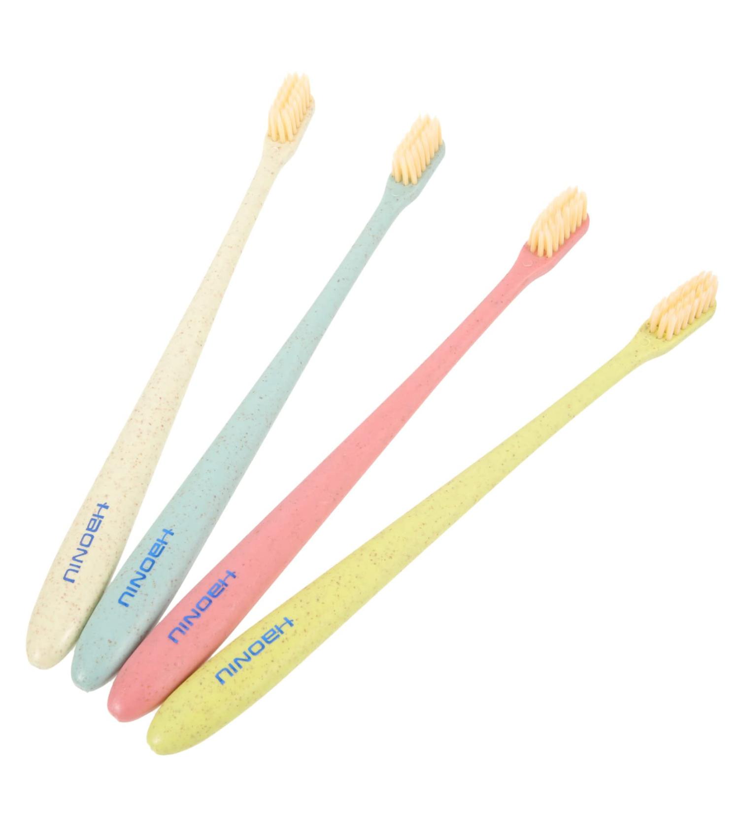 Anneome Soft Toothbrush Set 4 Pieces for Gentle Cleaning & Tongue Care | International Shipping Available - Buy Online on GoSupps.com