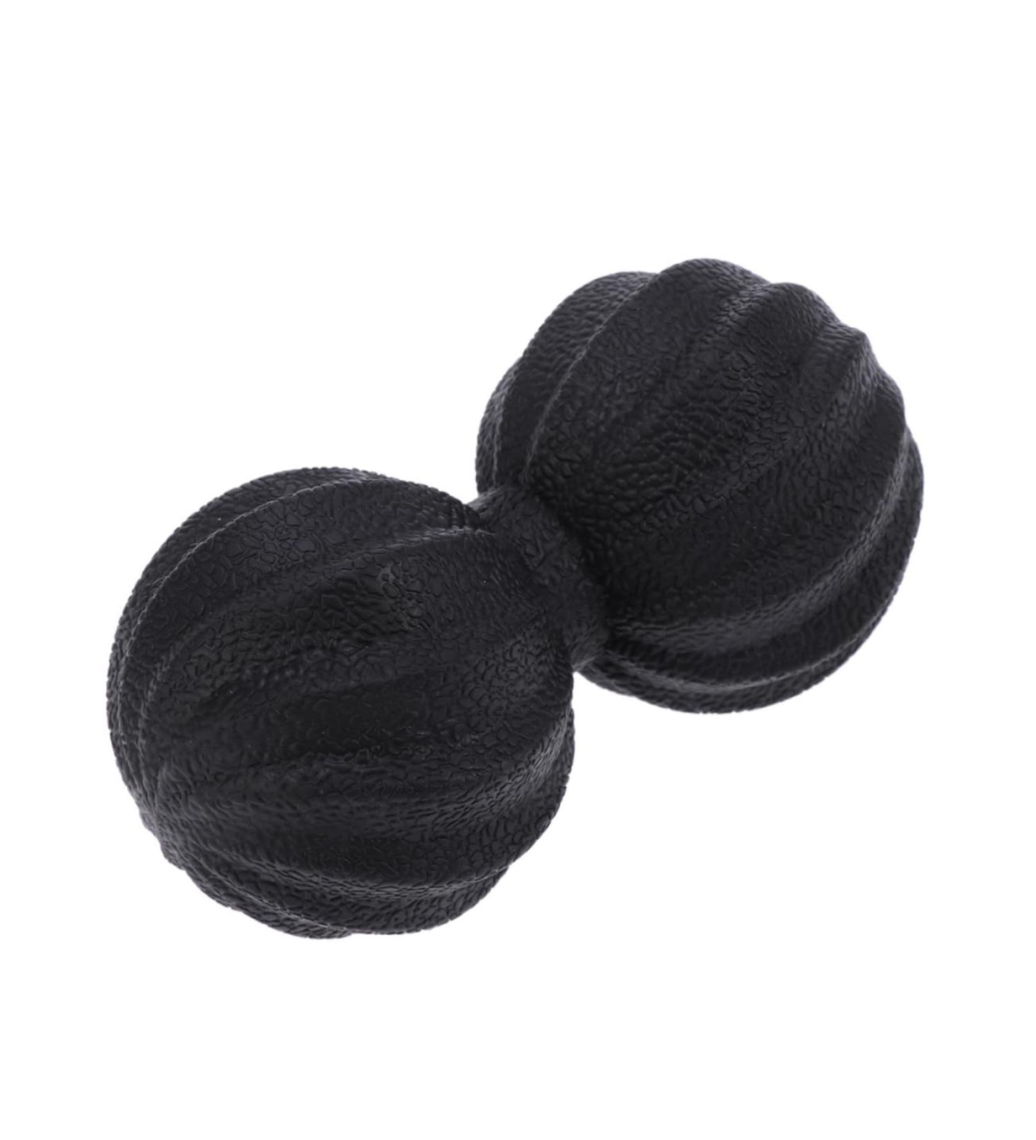 Magiclulu Massage Ball - Happy Life Black-Ish Pain Relief & Shoulder Roller | Premium Yoga Double Ball for Optimal Relaxation - Buy Online on GoSupps.com