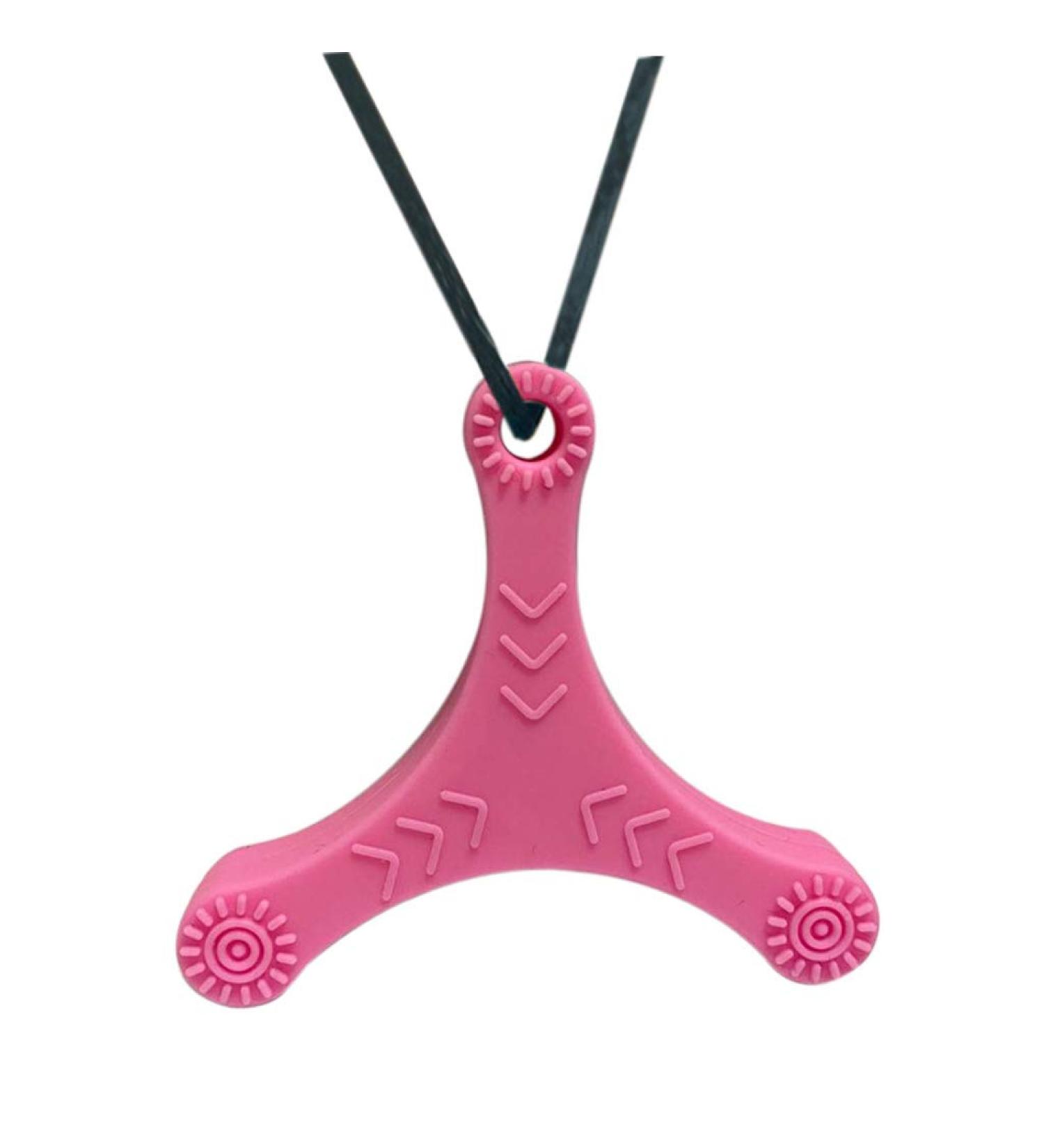 Yuanshenortey Baby Teething Ring - Silicone Sensory Chew Toy Necklace | Safe Chewy Toy for Autism & Teething Relief - Buy Online on GoSupps.com