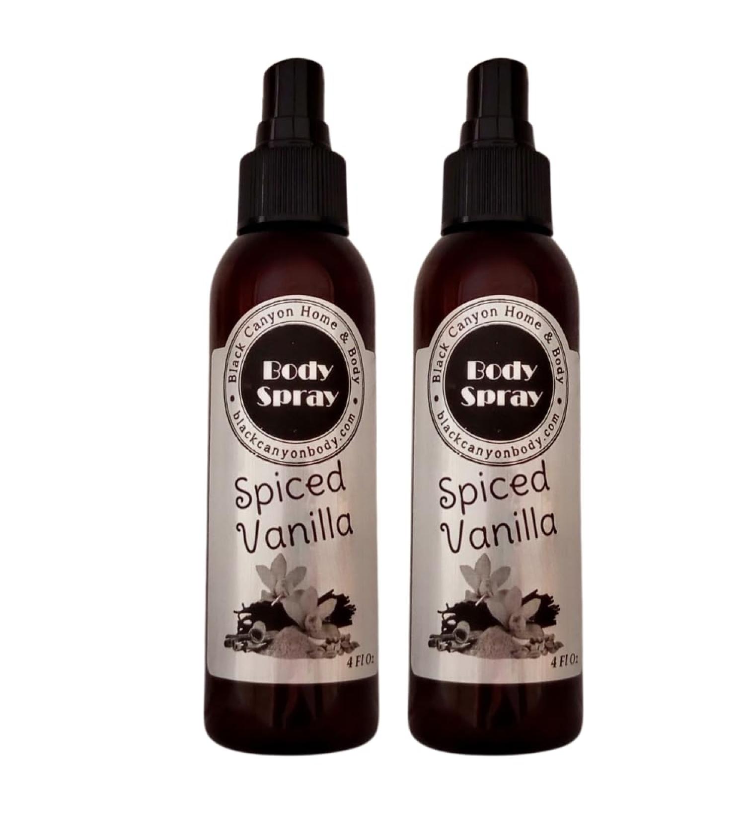 Spiced Vanilla Scented Body Spray 4 Oz (2 Pack) - Buy Online on GoSupps.com