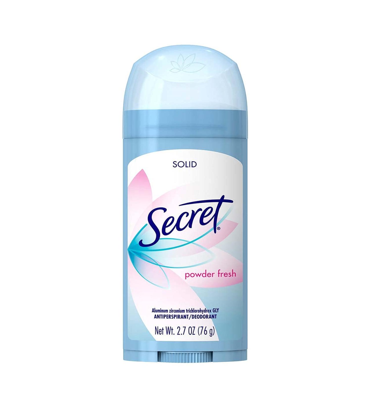 Secret Powder Fresh Anti-Perspirant Deodorant Solid 2.7 oz (Pack of 5) - Buy Online on GoSupps.com