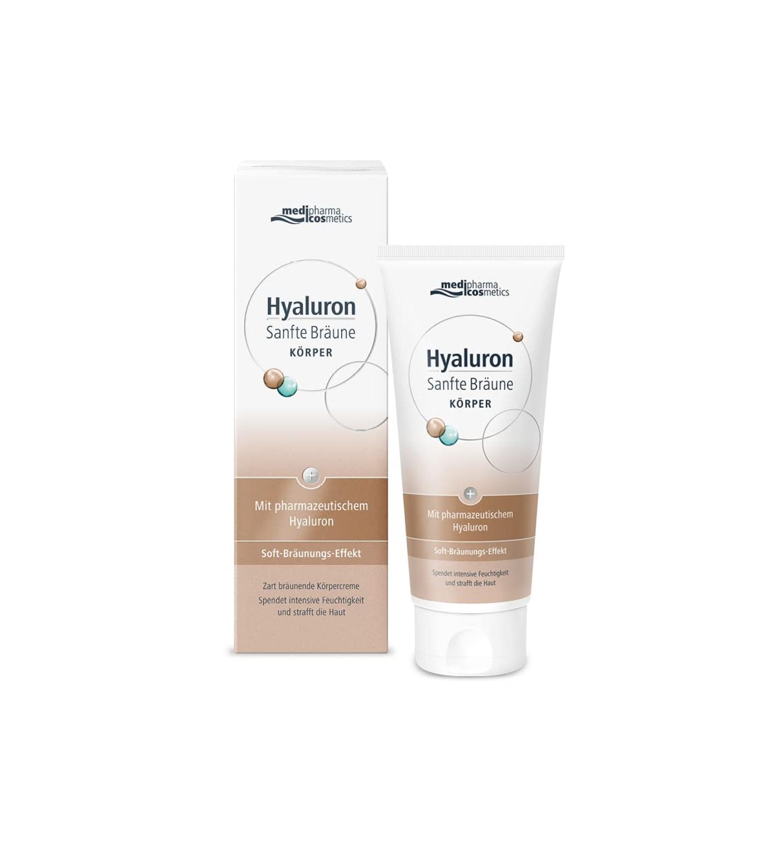 Hyaluron Gentle Tan Body Care 200ml - Even Soft Tanning Quick Absorption Non-Greasy Formula Pleasant Fragrance - Buy Now for Radiant Skin! - Buy Online on GoSupps.com