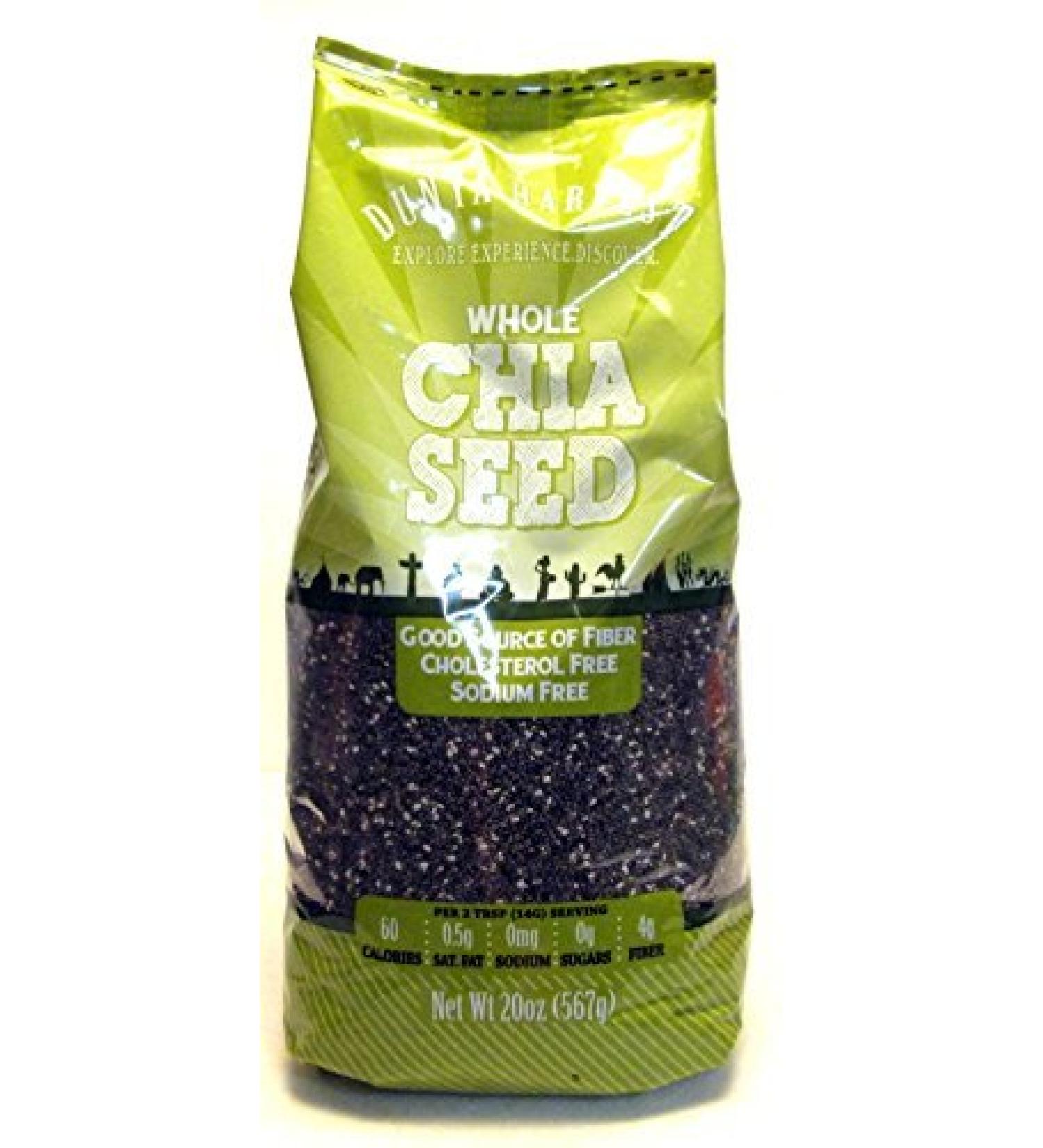 Dunya Dunya Dunya Harvest Whole Chia Seeds 590ml bag