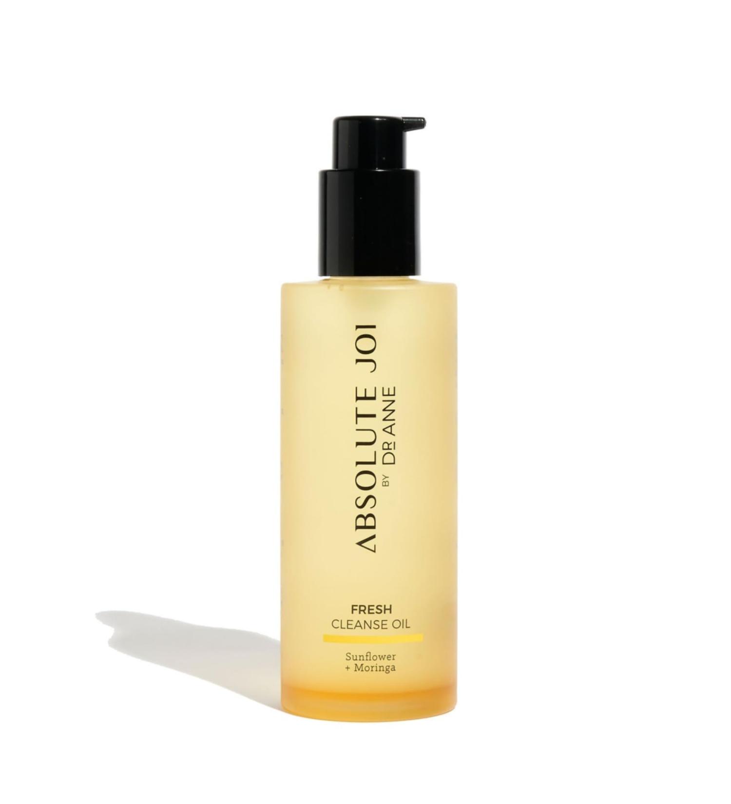 Sunflower & Moringa Fresh Cleanse Oil - Unscented Makeup Remover & Double Cleansing Oil for All Skin Types | 200ml - Buy Online on GoSupps.com