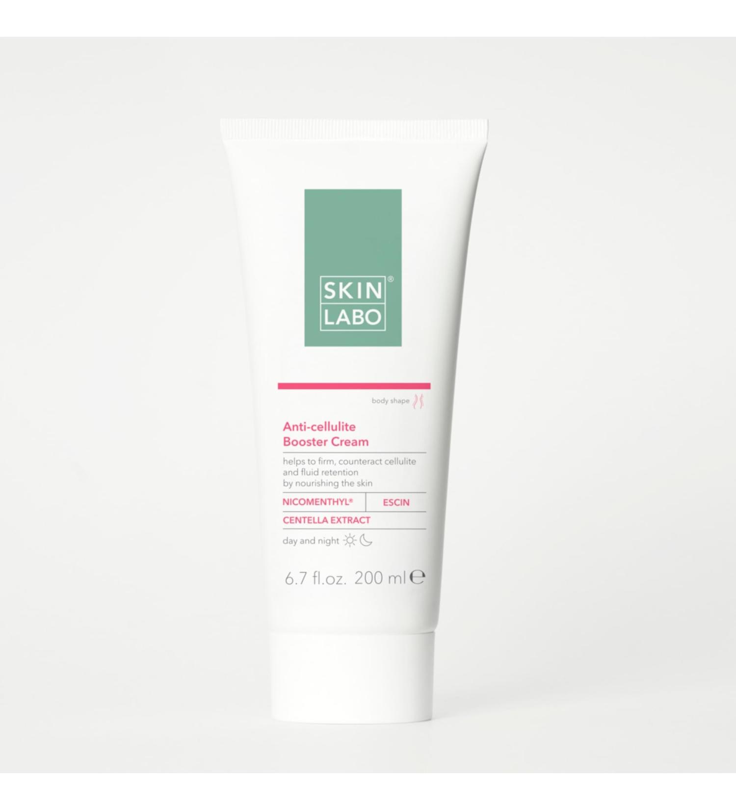 SkinLabo - Anti-Cellulite Contrast Cellulite Contrast Water Retention and Orange Skin Look Booster Cream with Nicomenthyl Escina - 200 ml - Buy Online on GoSupps.com