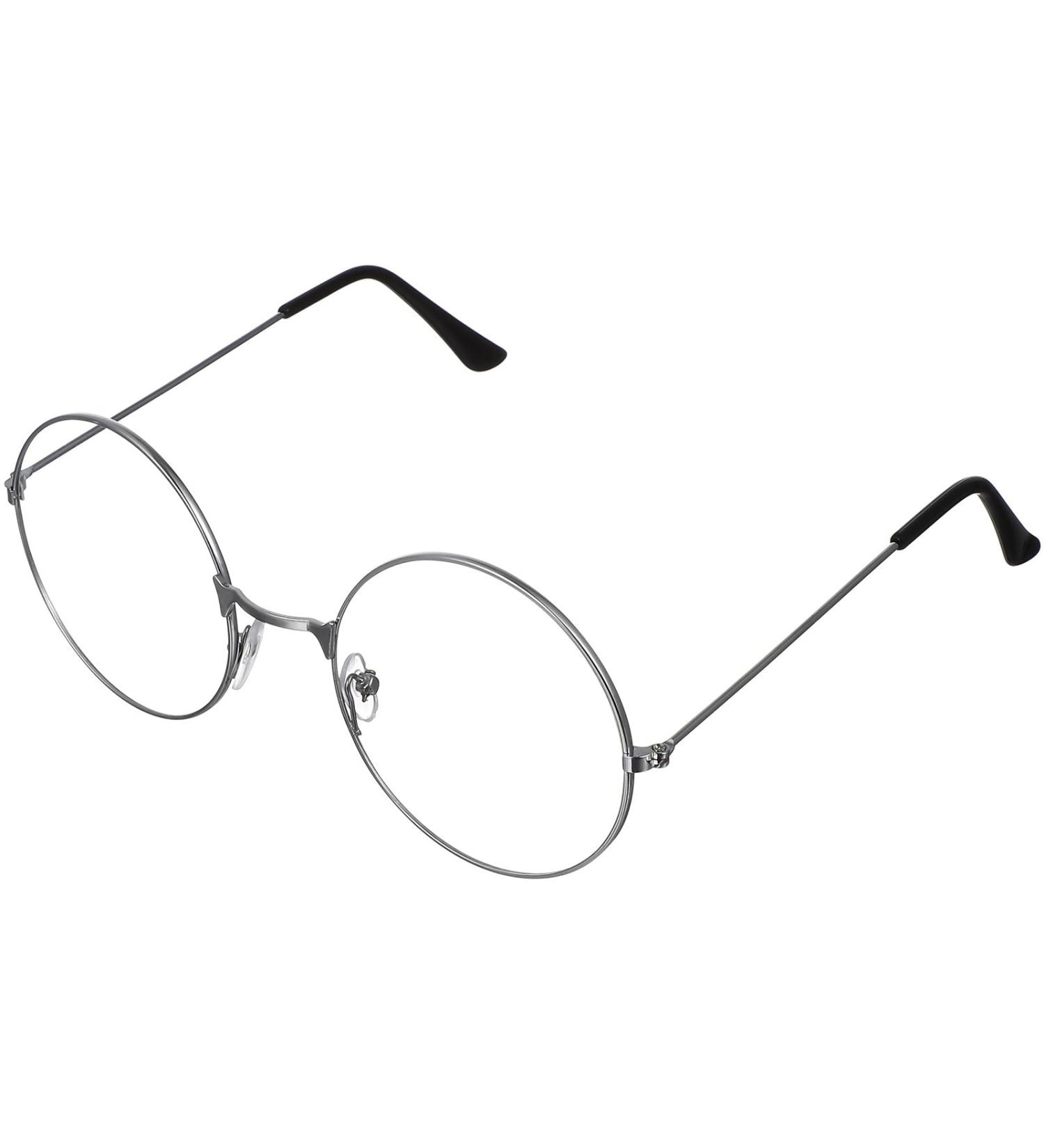 Rosenice Round Glasses - Unisex Retro Clear Lens - Ultra Light Silver Cosplay Eyewear - Buy Online on GoSupps.com