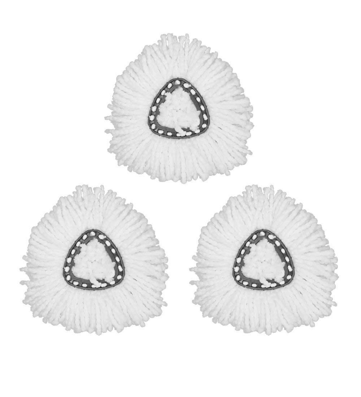ANBOO Spin Mop Replacement Head - 3 Pack Microfiber Refills for Easy Cleaning - Buy Online on GoSupps.com