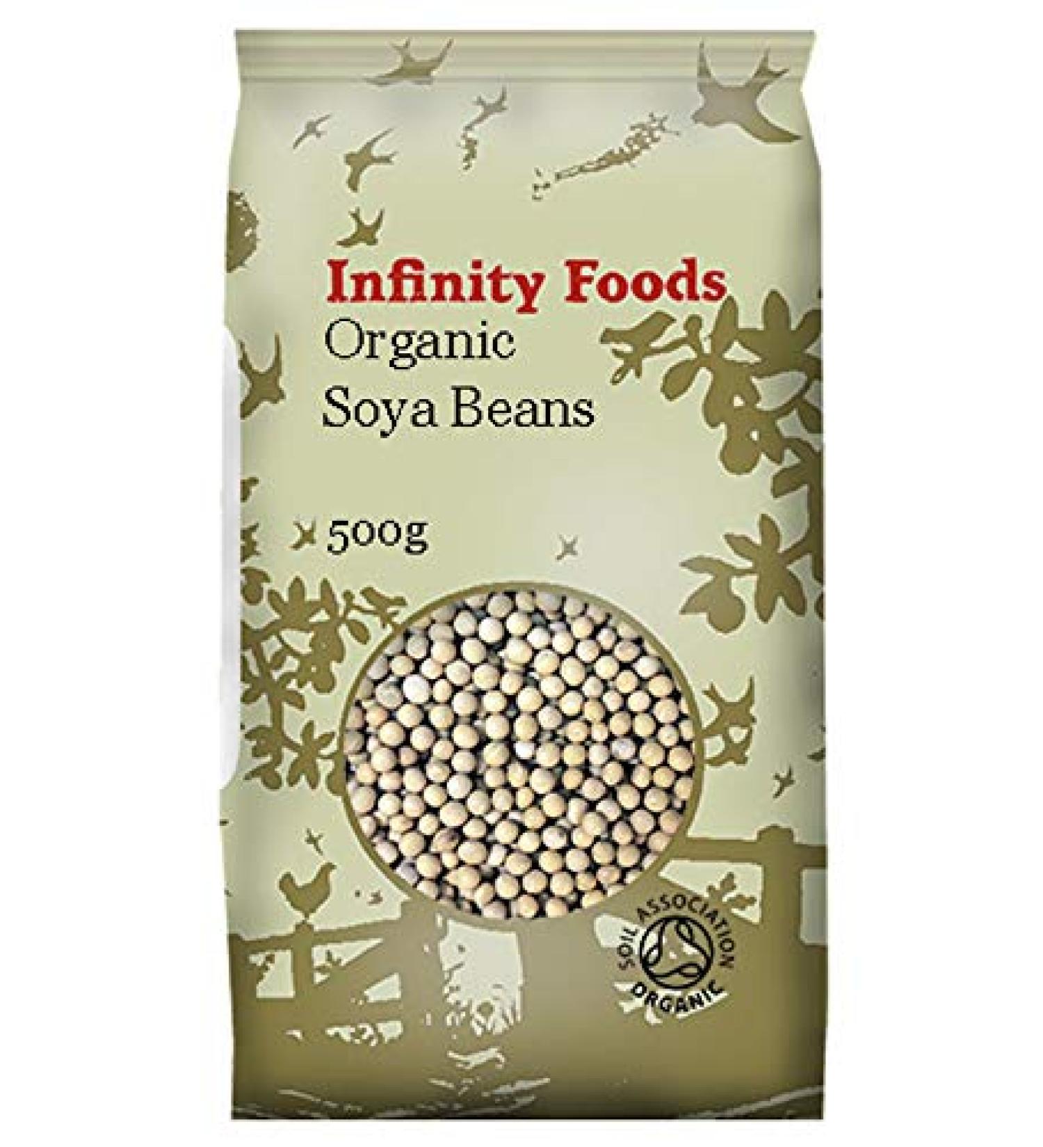 Infinity Foods Organic Soya Beans 500g