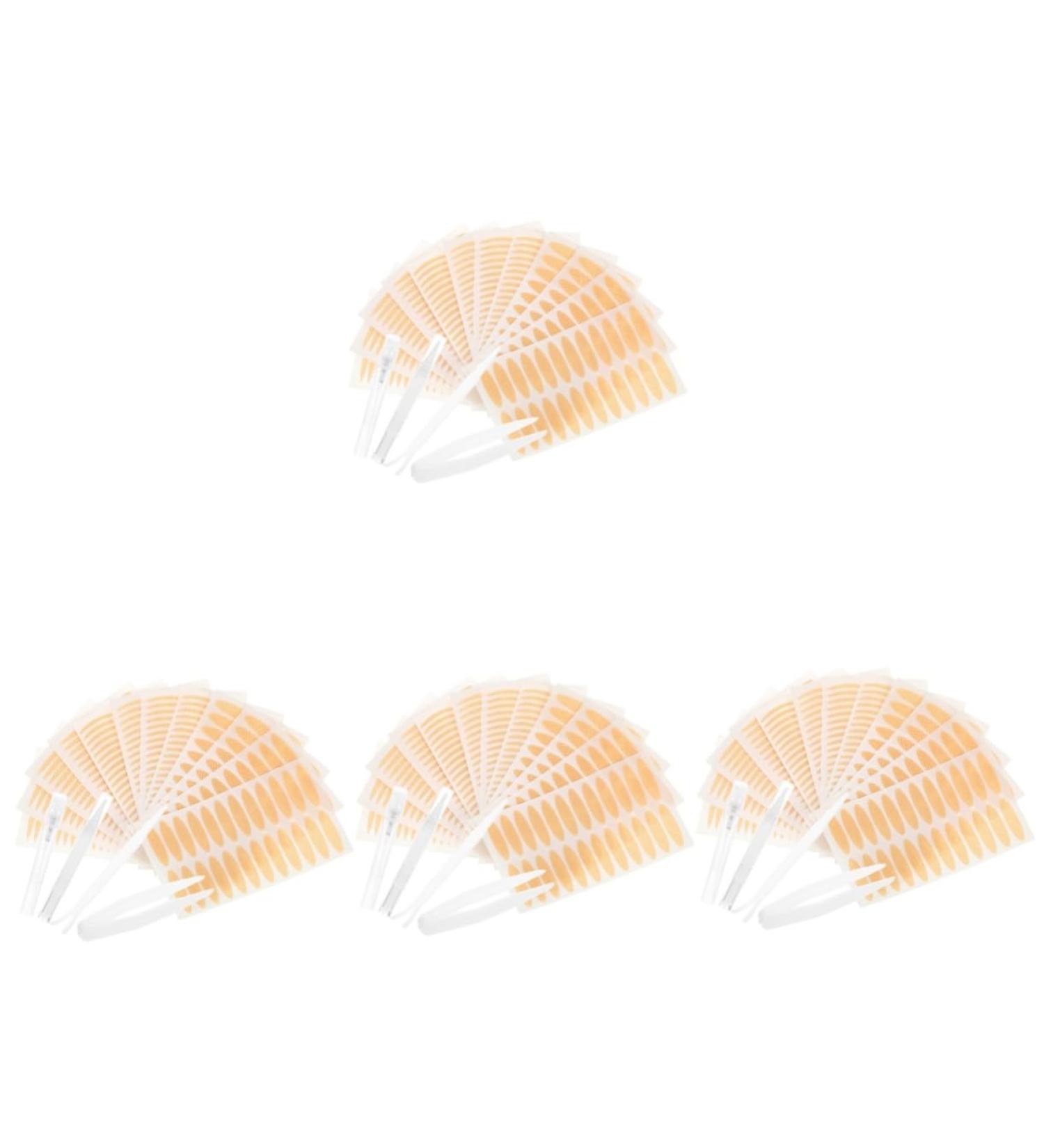 FOMIYES 4 Sets fiber material make up invisible tape cosmetic Styling cream supplies beauty stickers girl set adhesive tape eyelid tape for hooded eyes invisible girl stickers - Buy Online on GoSupps.com