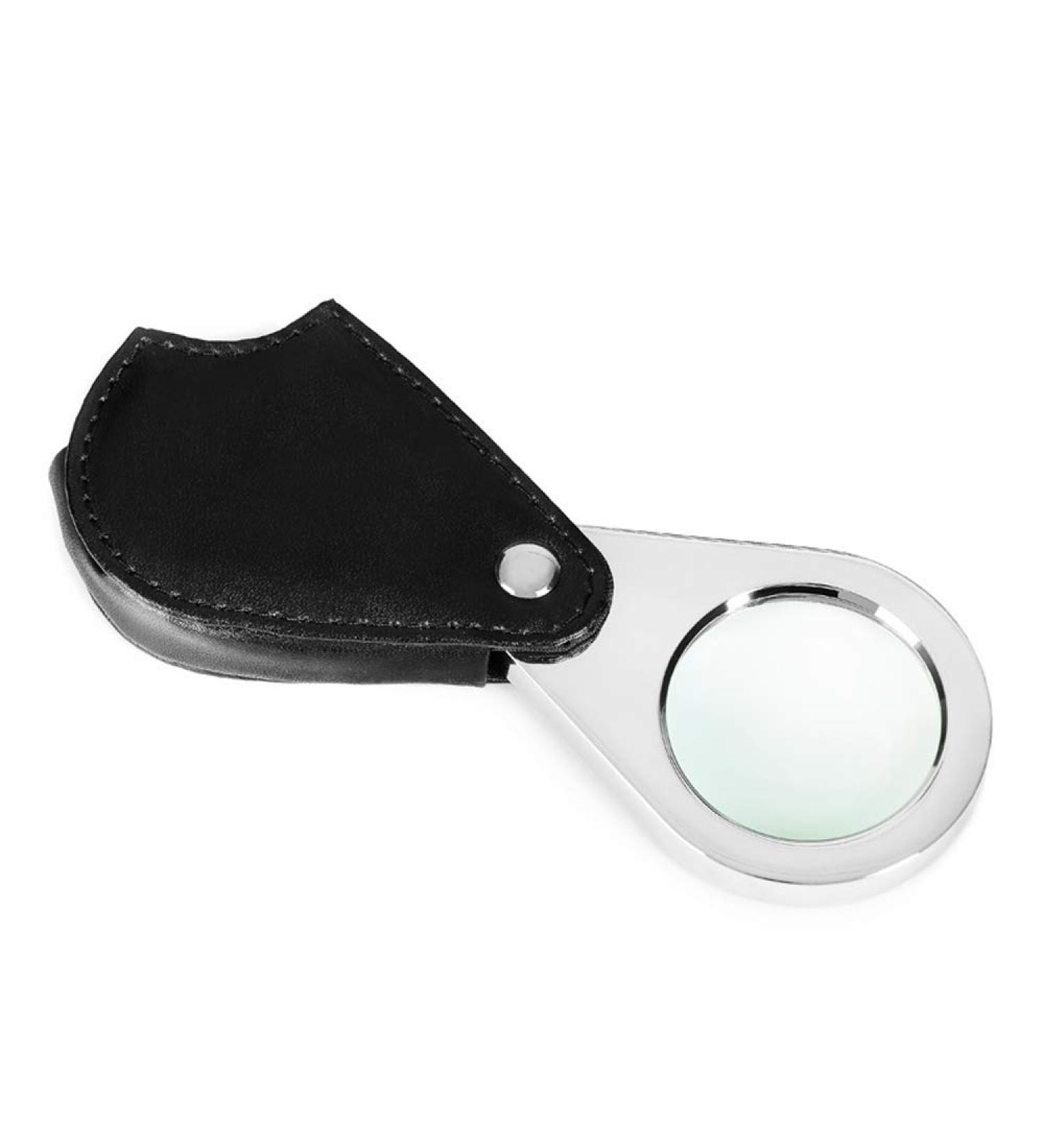 Pull Portable Magnifying Glass 2.5 Times / 45 Times Handheld Reading Magnifying Glass high Power Mirror with LED Lights Good Times - Buy Online on GoSupps.com
