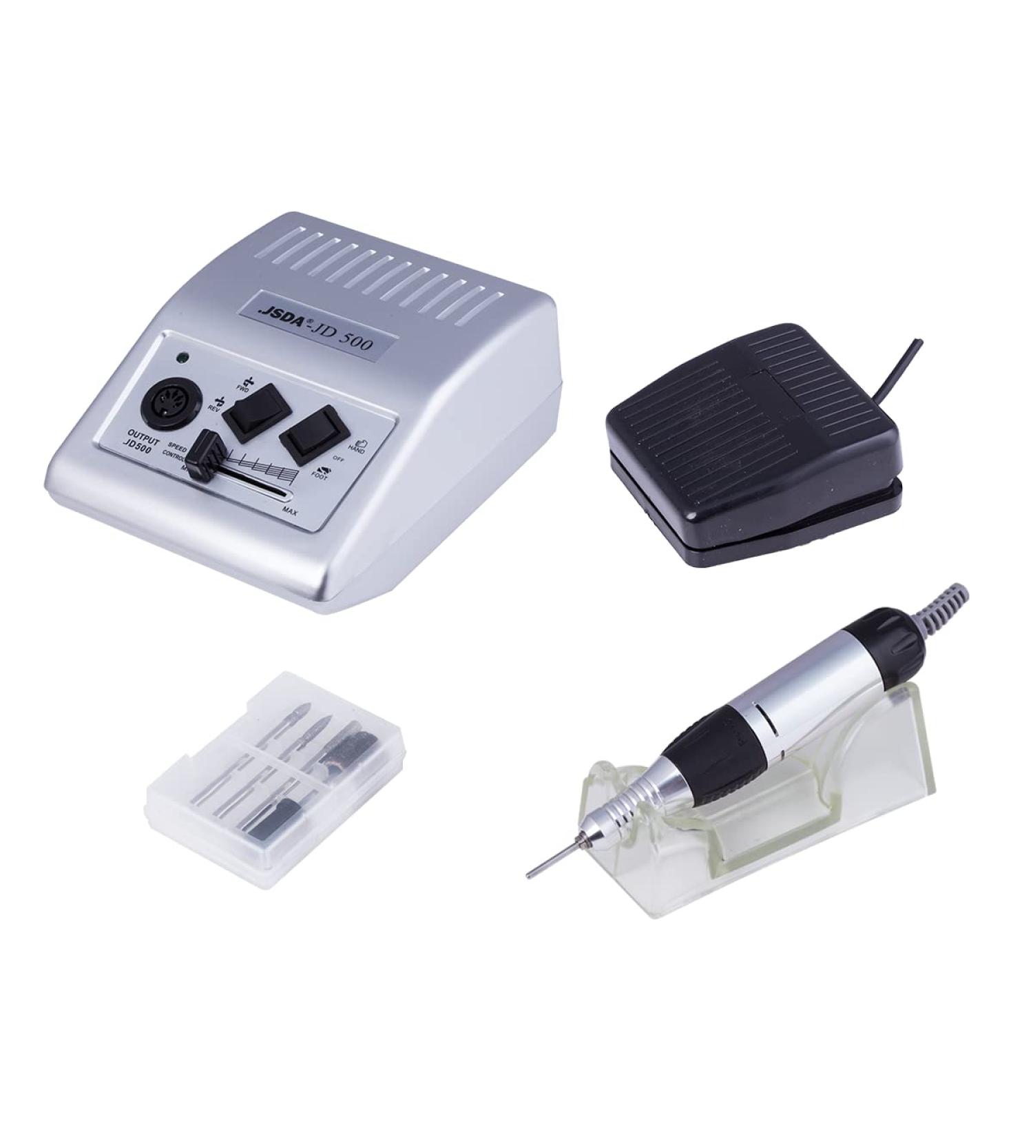 NEONAIL Nagelfr ser JSDA Nail Drill 35W JD 500 Silver