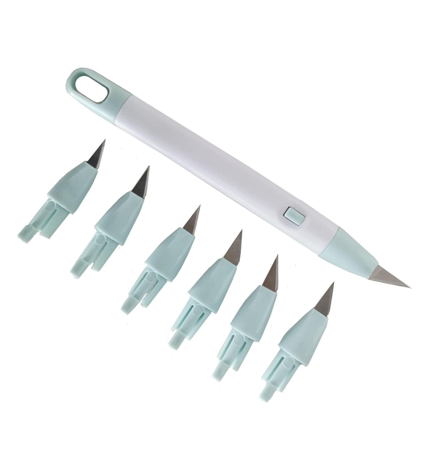 Corey-z Precision Craft Knife Kit with 6 Extra Blades - Exacto Knife Set for Art, Scrapbooking, DIY Projects and More - Buy Online on GoSupps.com