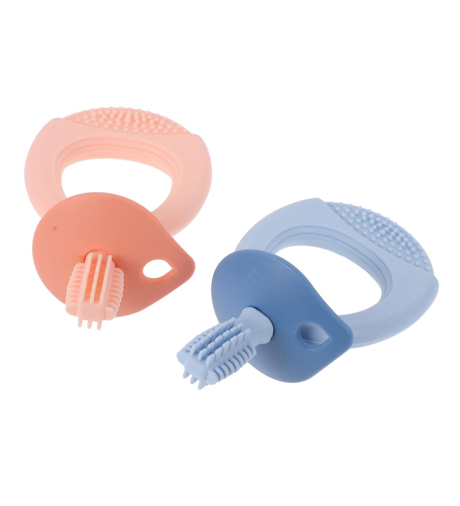 Gatuida 8 STK Silicone Toothbrush Set for Toddlers | Kids Meal & Teeth Toys | Soft Fur Newborn Play Set - Buy Online on GoSupps.com