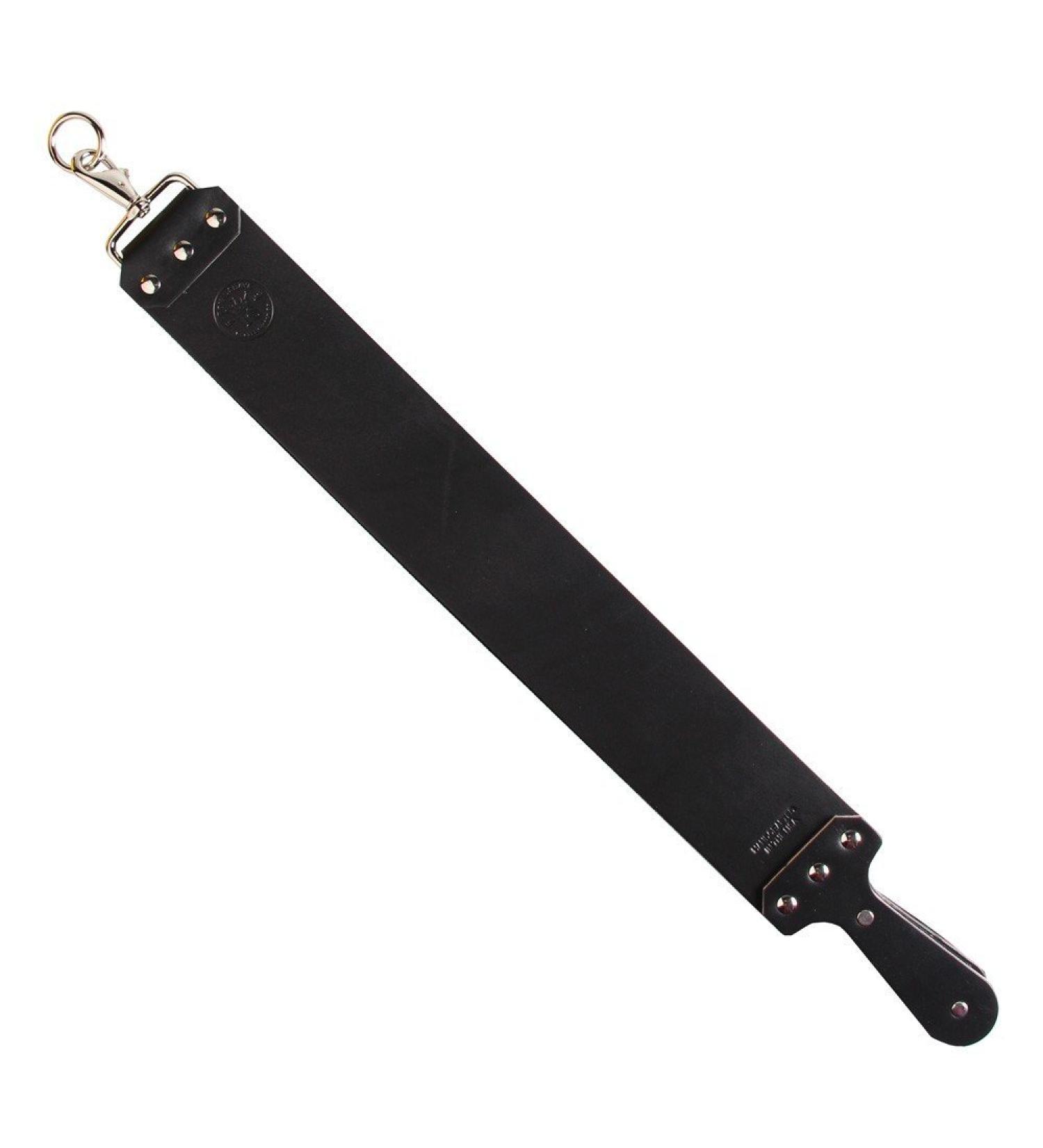 RoyalShave Latigo Leather Straight Razor Strop with Handle - BLACK - Buy Online on GoSupps.com