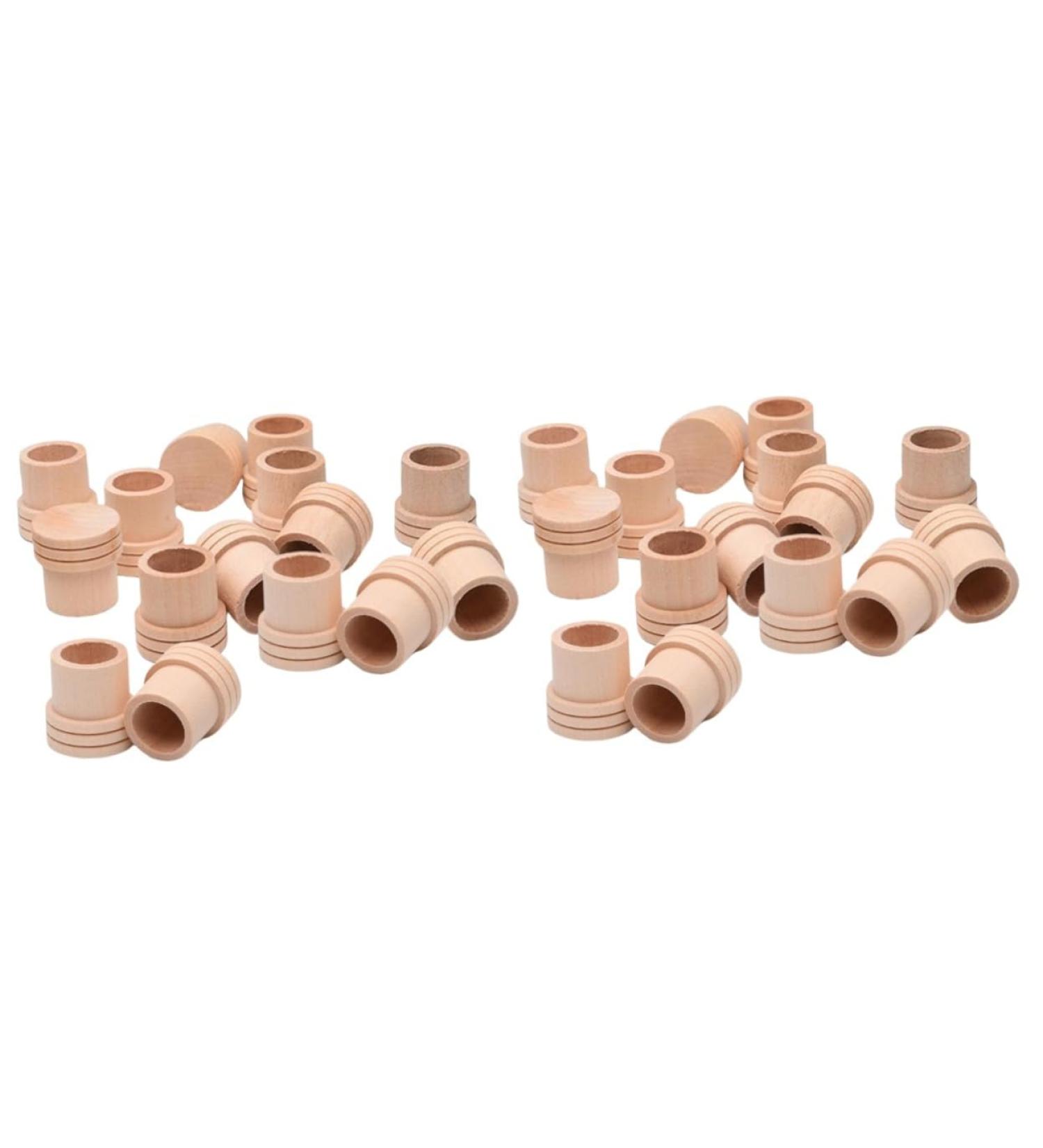 FOMIYES 40 STK Moxa Fire Extinguisher & Blood Circulation Massage Roller | Wooden Moxibustion Tool & Accessories - AI ZHU - Buy Online on GoSupps.com