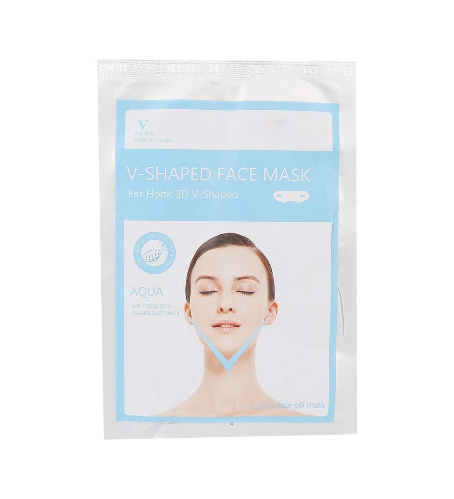 V Line Mask Double Chin Reducer V Shaped Moisturizing Face Mask Tightening Lifting Face Slim Mask Patch - Buy Online on GoSupps.com