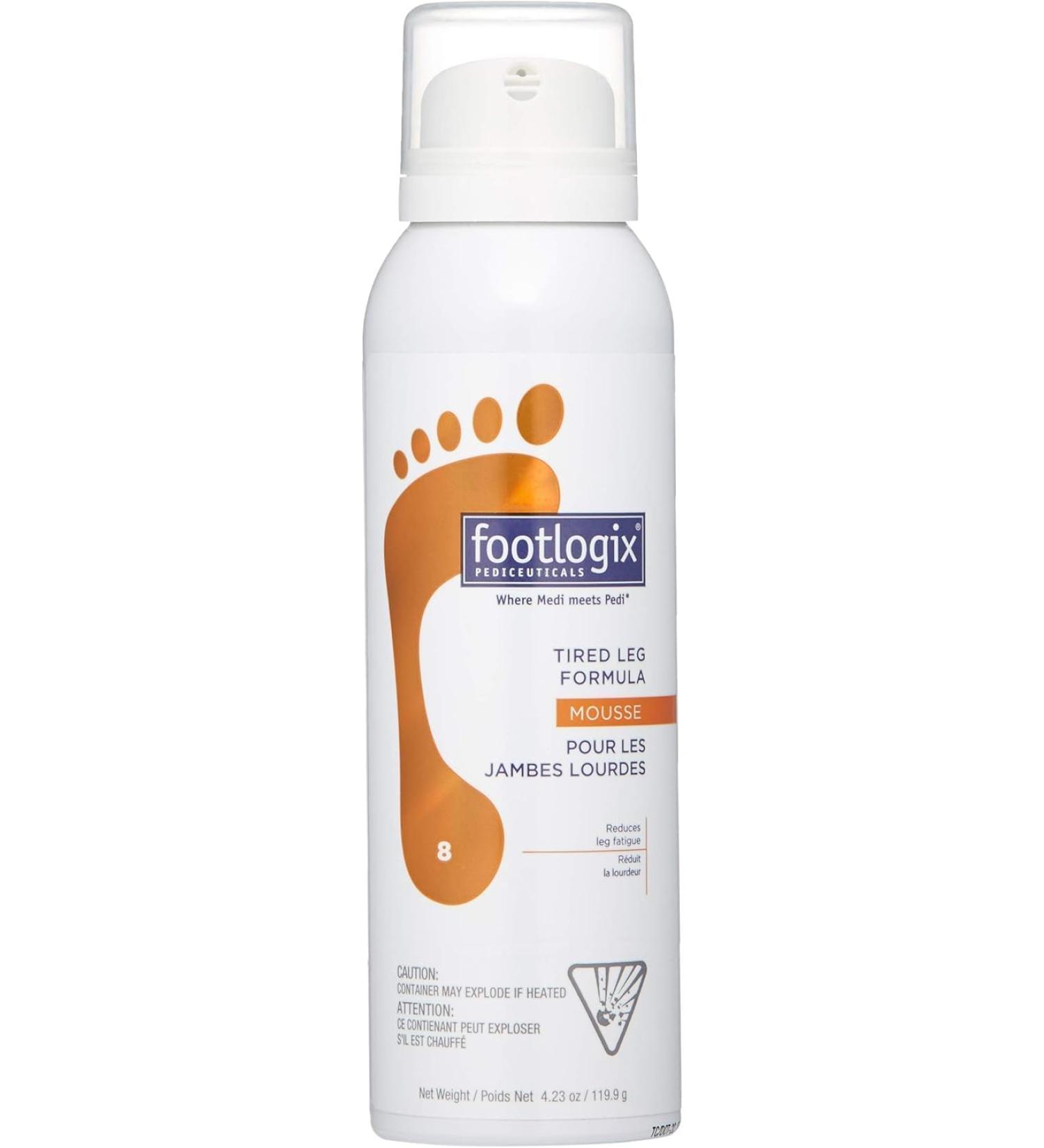 Footlogix footlogix Pediceuticals Tired Leg Formula 8 Fatired Feet Mousse Foot Care 125ml