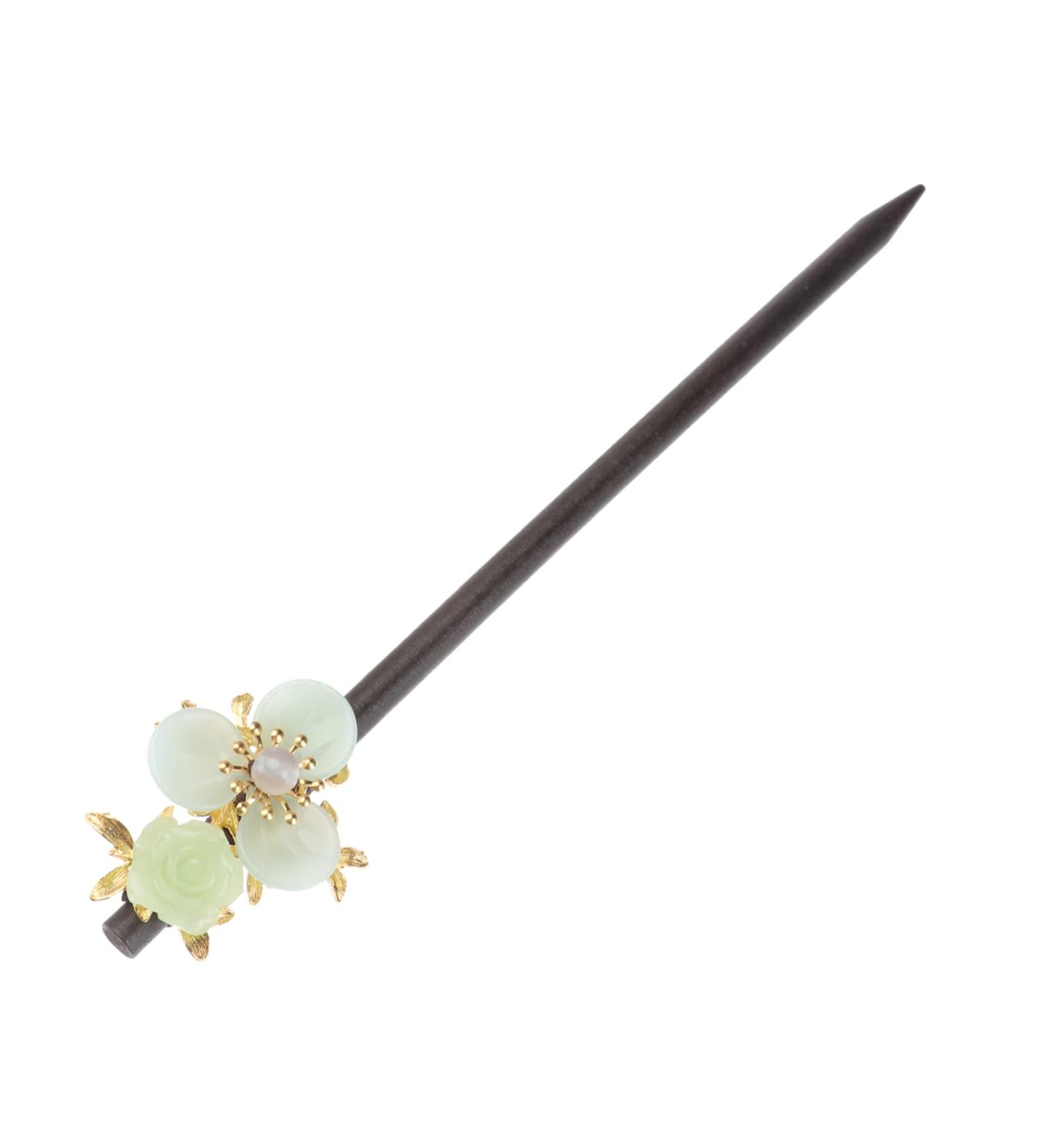 minkissy Hairpin Hairpin Hair Bun Stick Picks Decorative Hair Sticks Metal Hair Clips for Women Chinese Hair Chopsticks Vintage Hair Clips Han Clothing Hairpin Miss Wooden Glass Accessories - Buy Online on GoSupps.com
