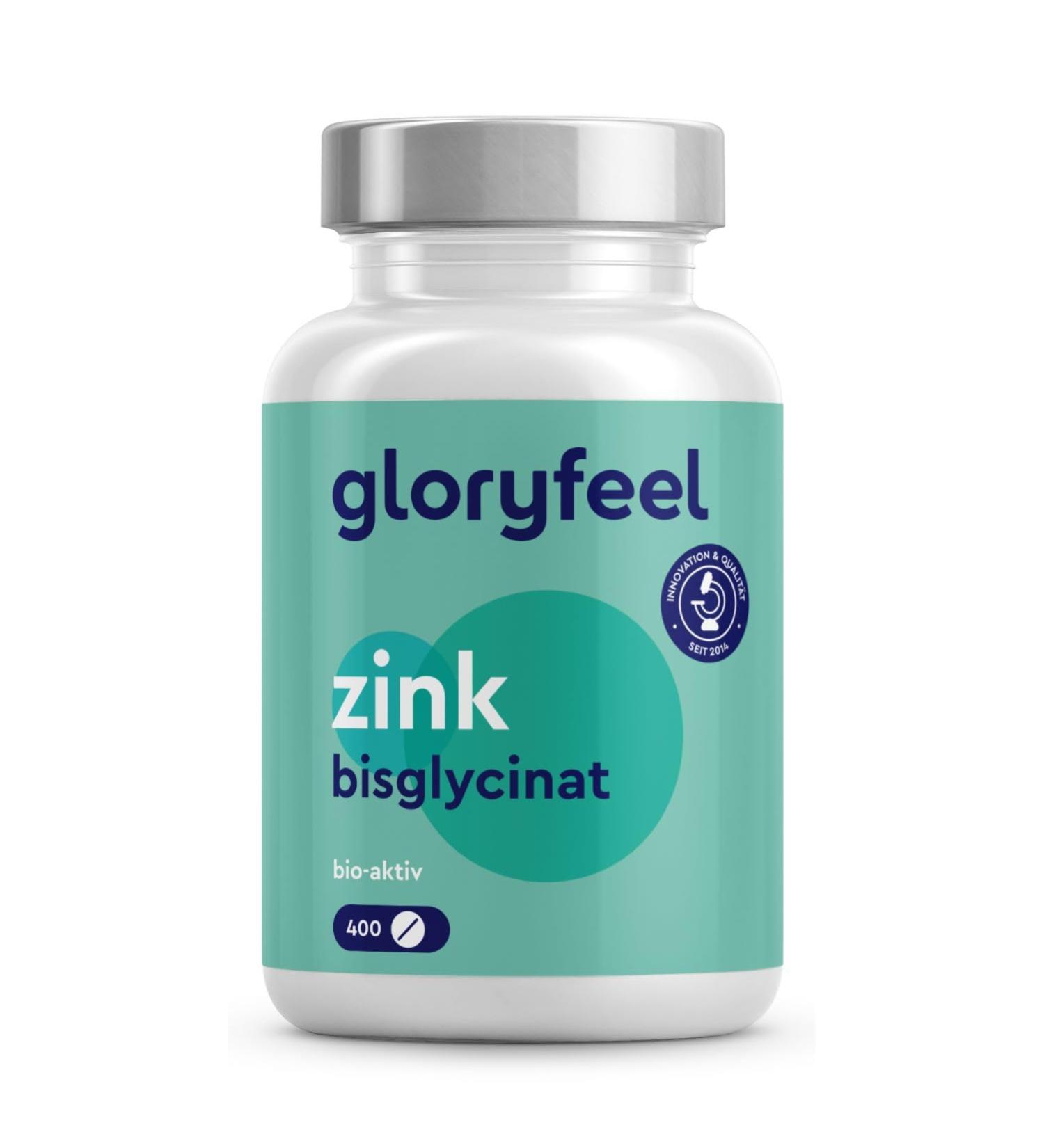 Premium Zink 25mg - 400 Tablets | Highly Bioavailable Bisglycinate | Vegan Additive-Free Made in Germany | Laboratory Tested - Buy Online on GoSupps.com