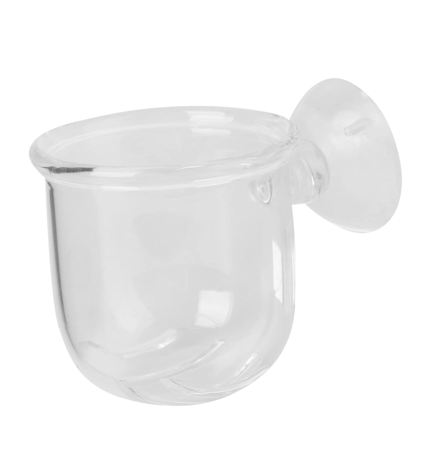 POPETPOP 1pc Red Worm Feeder Glass Terrarium Terrariums Fish Tank Dish Tray Fish Food Feeder Crawl Lipstick 6X4.5CM White - Buy Online on GoSupps.com