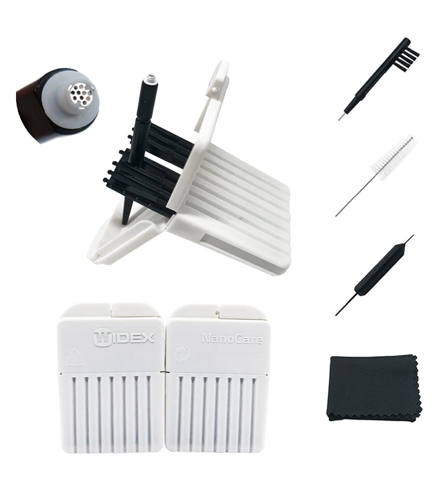 Widex NanoCare Wax Guards Filters - Hearing Aid Wax Trap Cleaning Kit - 24 Filters - Compatible with Widex, Phonak, Unitron, and Resound Hearing Aids - Buy Online on GoSupps.com