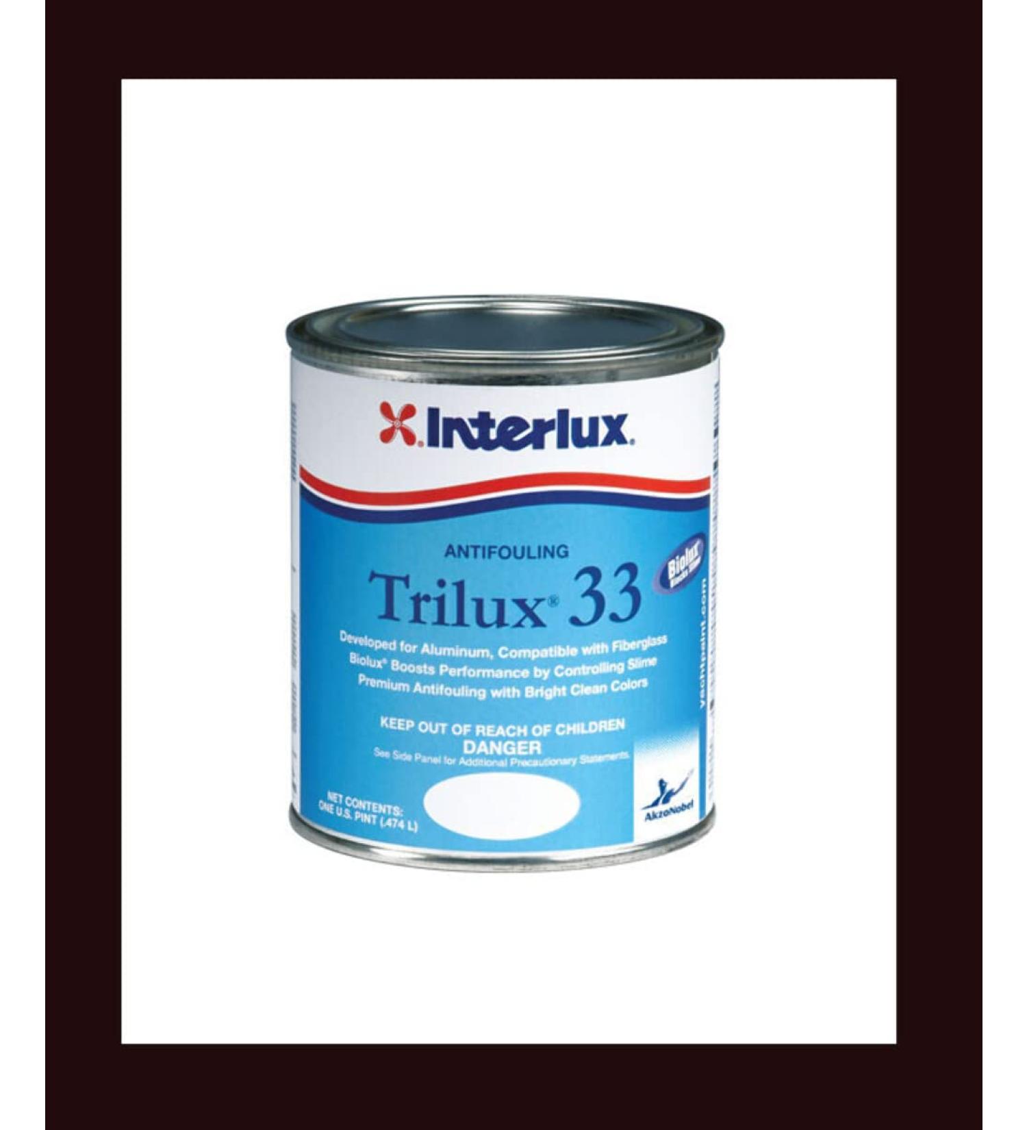 Interlux YBA063/PT Trilux 33 Antifouling Paint - Black, Pint
