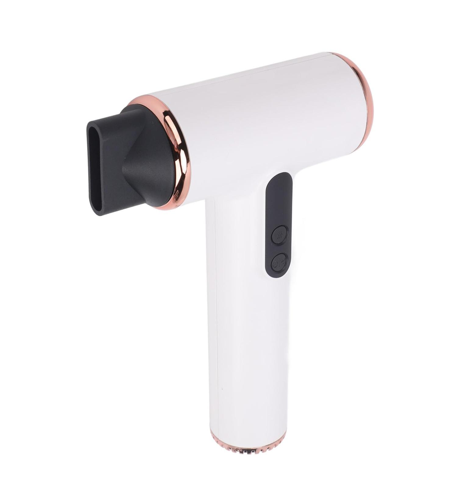 Compact Hair Blow Dryer 15000mAh Small Cordless Hair Dryer High Power Portable USB Rechargeable for Women for Dorm - Buy Online on GoSupps.com