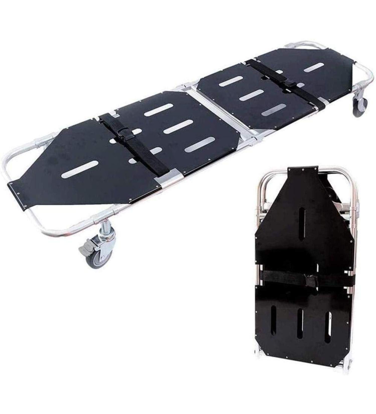 Portable Stretcher Aluminum Alloy Patient Transport Stretcher with Breakaway Hinge 1230 - Buy Online on GoSupps.com
