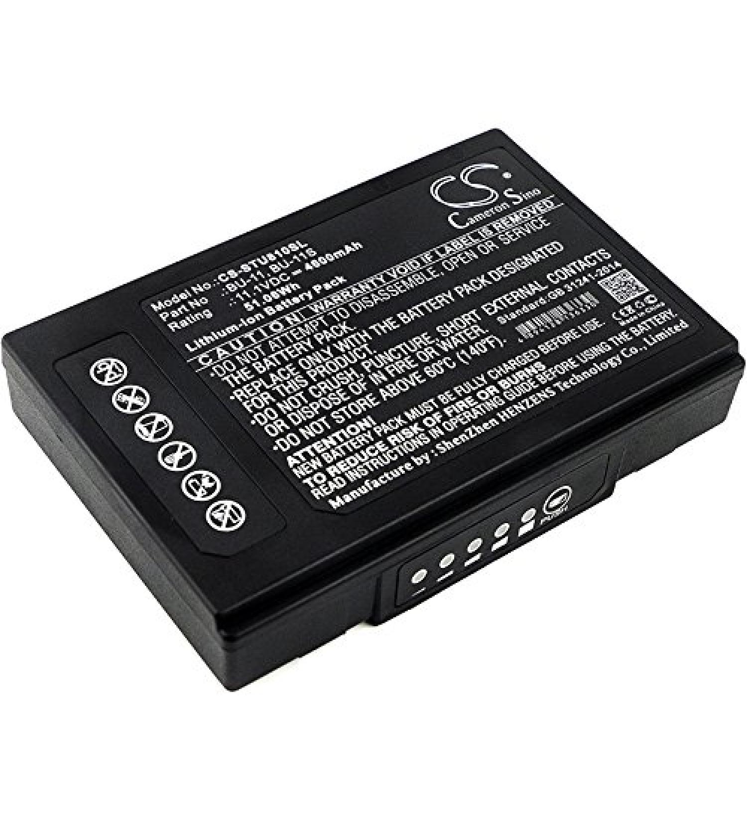 11.1V High-Performance Replacement Battery for Sumitomo TYPE-71M TYPE-81M12 T-400S+ T-600C BU-11S BU-11/4600mAh | Fast International Shipping - Buy Online on GoSupps.com