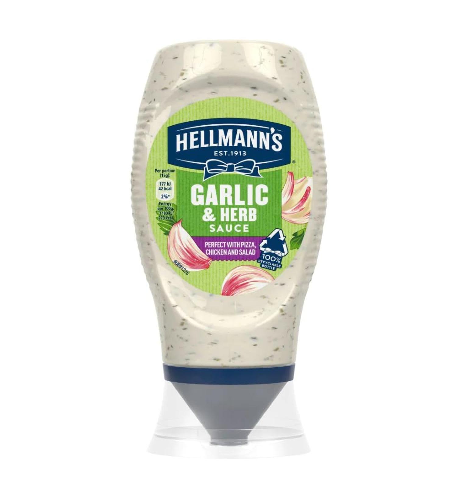 MASHellmann's Garlic & Herb Creamy Sauce 250 ml-Food