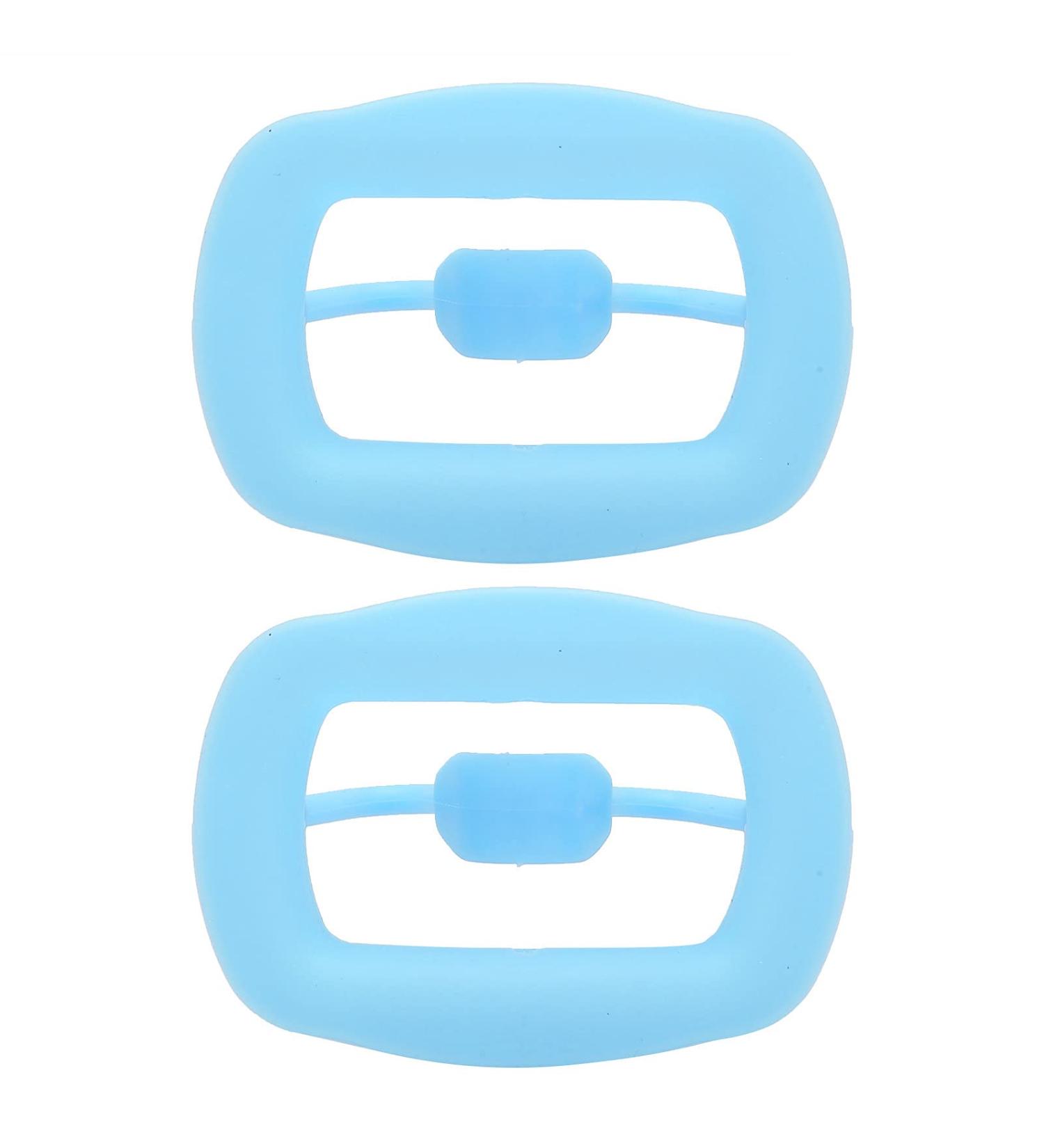 Portable Silicone Cheek Retractor - 2pcs Reusable Dental Mouth Opener for Oral Inspection (Blue) - International Shipping Available - Buy Online on GoSupps.com