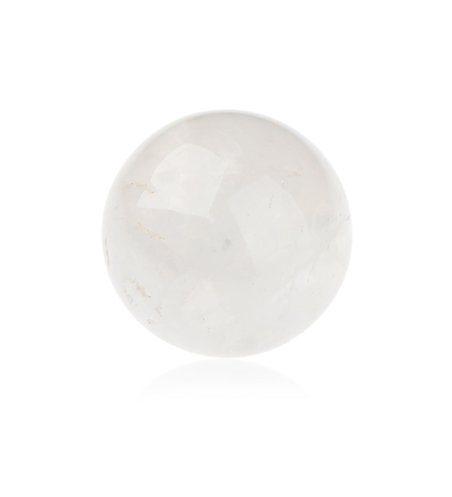 NKlaus 30mm Natural Rock Crystal Snow Crystal Ball - Gemstone Magic Decoration Figure - Buy Online on GoSupps.com