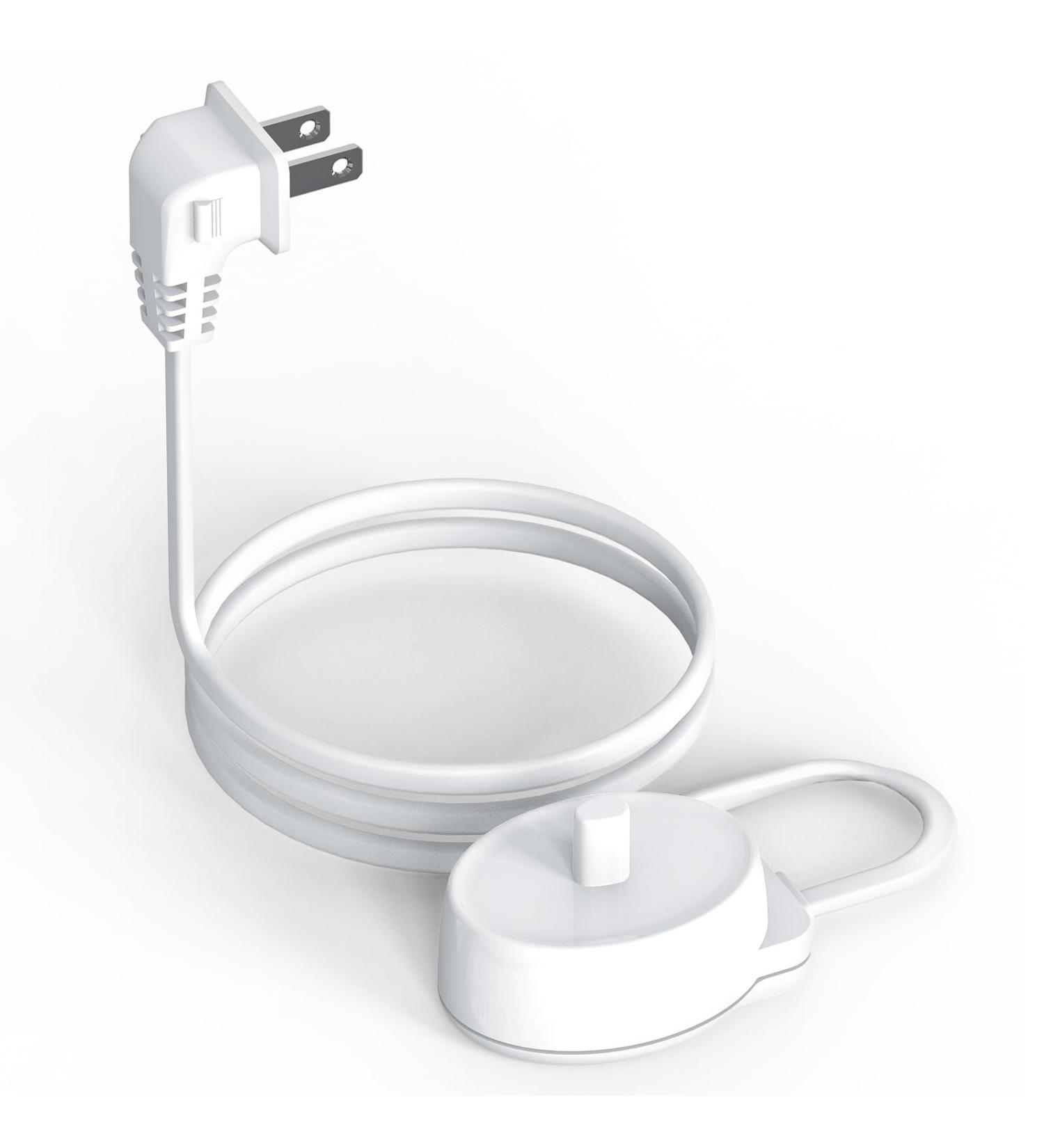 Linkidea Electric Toothbrush Charger | Inductive Charging Base for Oral-B 500/100/7500/6000/8000 & iO Series | Space-Saving 90 Degree Flat Plug - Buy Online on GoSupps.com