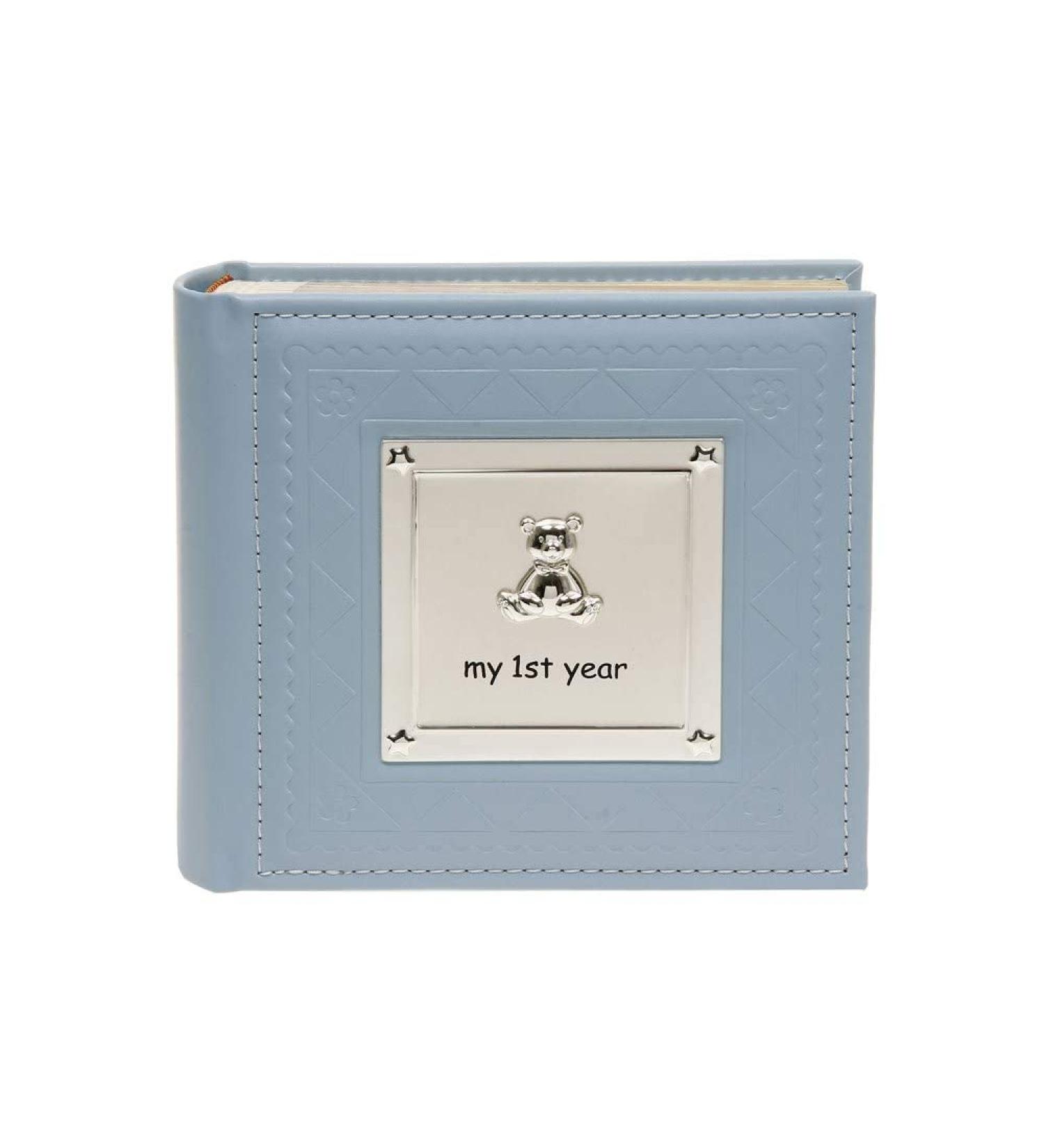 Photo Album - My First Year Blue Baby Boy Photo Album-77802