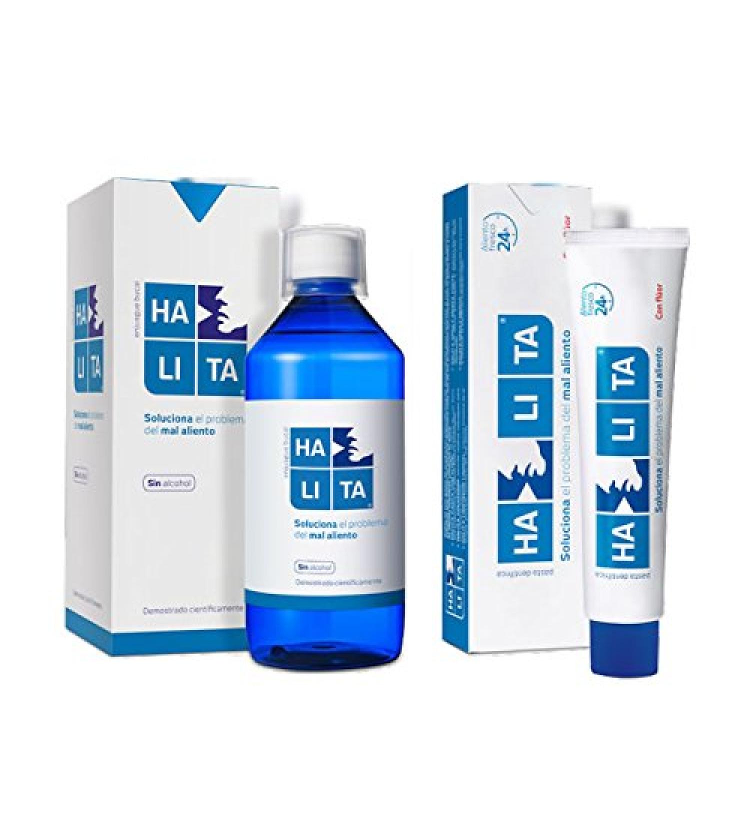 Vitis Halita 575g Mouthwash and Toothpaste Set