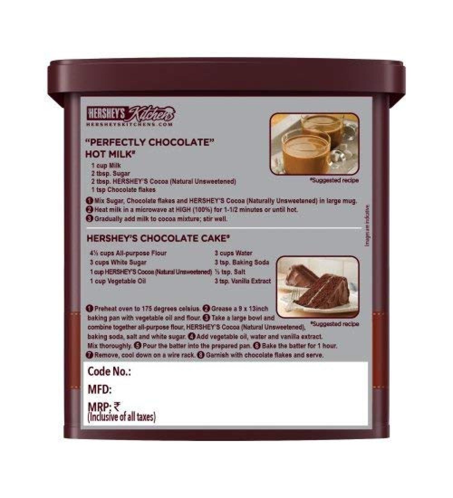 Hershe Cocoa Powder 225g - Buy Online on GoSupps.com